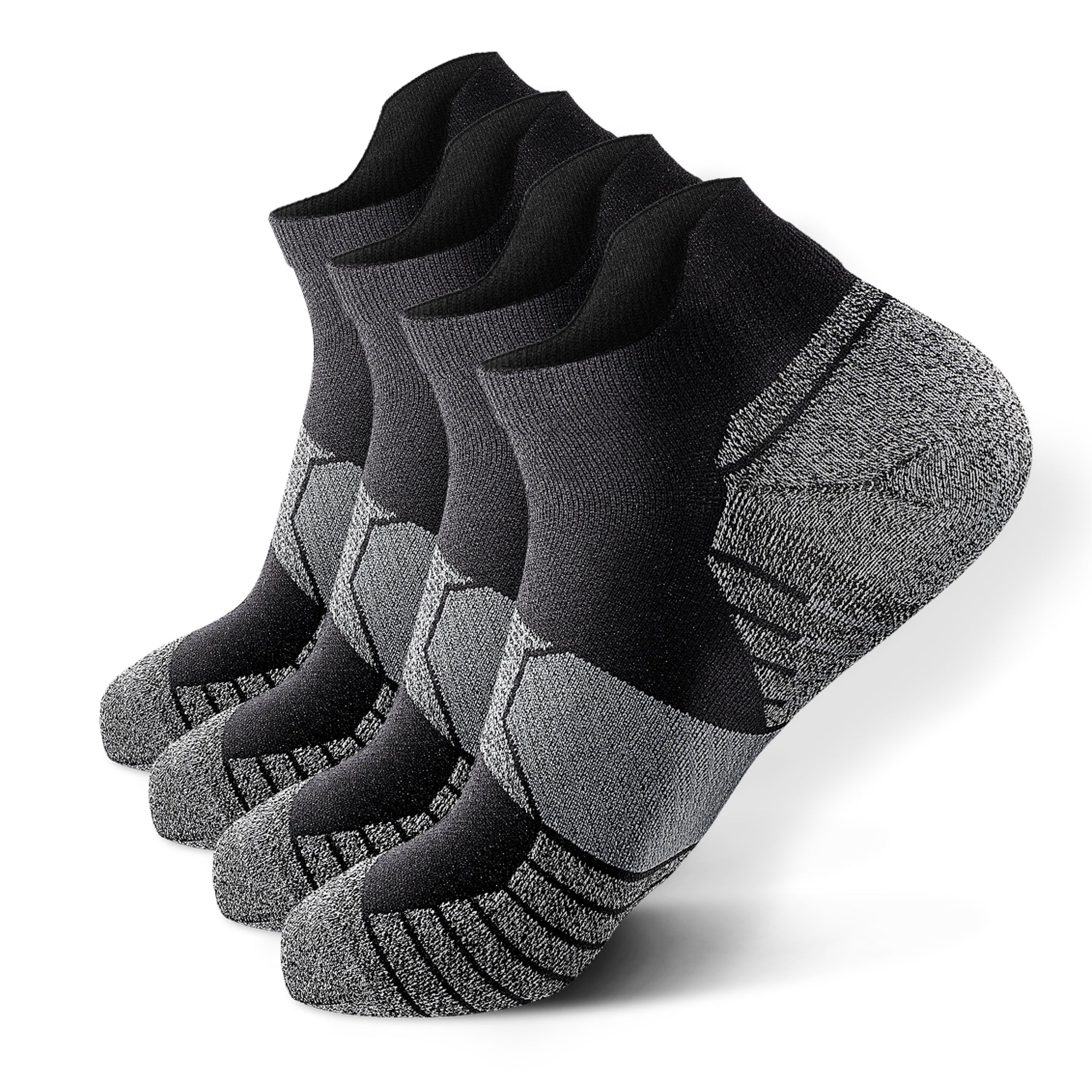 GECKOMAN x PAPLUS Women's Breathable Ankle Athletic Socks 2 Pairs - Comfortable Running & Workout Socks for Gym, Yoga & Daily Wear
