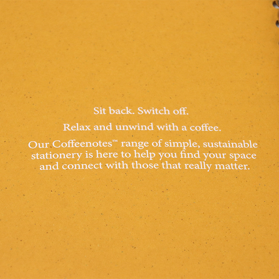 Coffeenotes Medio Wiro Notebook Planner - Spiral Bound Hardcover Journal for Writing, Notes & Planning | Perfect for Office, School & Travel Organization