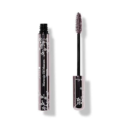 100% Pure Maracuja Oil Mascara for Dramatic Volume & Length - Natural Fruit Pigmented, Vegan, Blackberry Color (0.35 oz) - No Clumping, Smudging or Flaking - Perfect for Everyday Wear, Night Out & Special Occasions