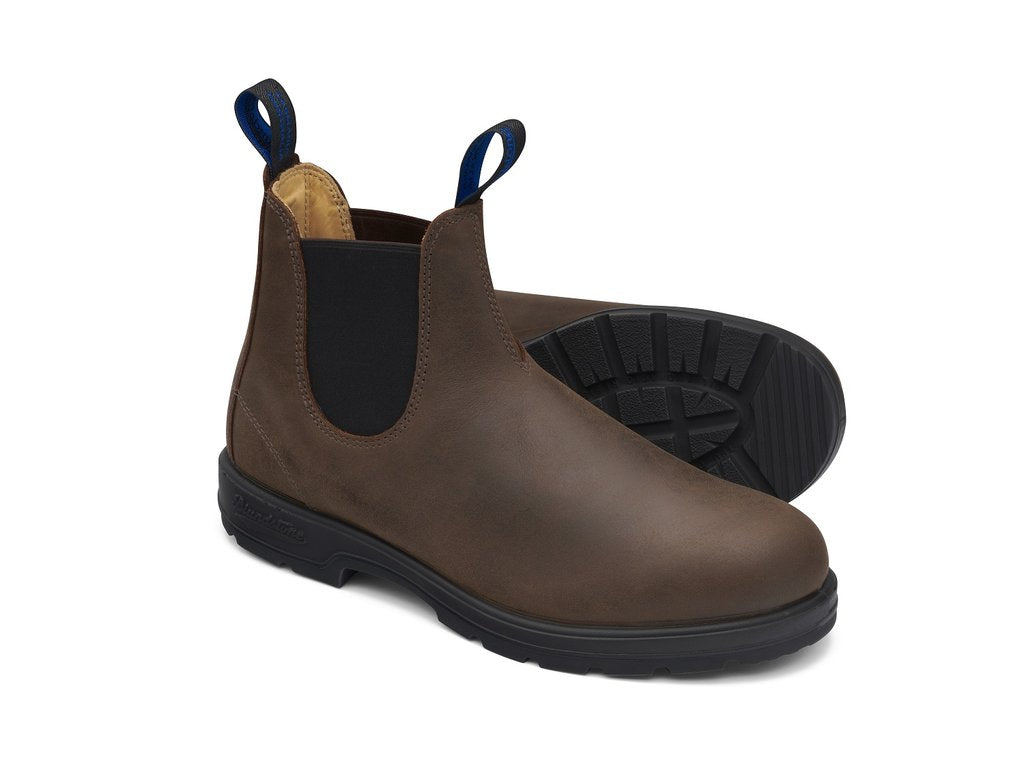 Blundstone 1477 Winter Thermal Boots for Men & Women - Antique Brown Leather - Waterproof & Insulated for Cold Weather Hiking, Work & Outdoor Activities