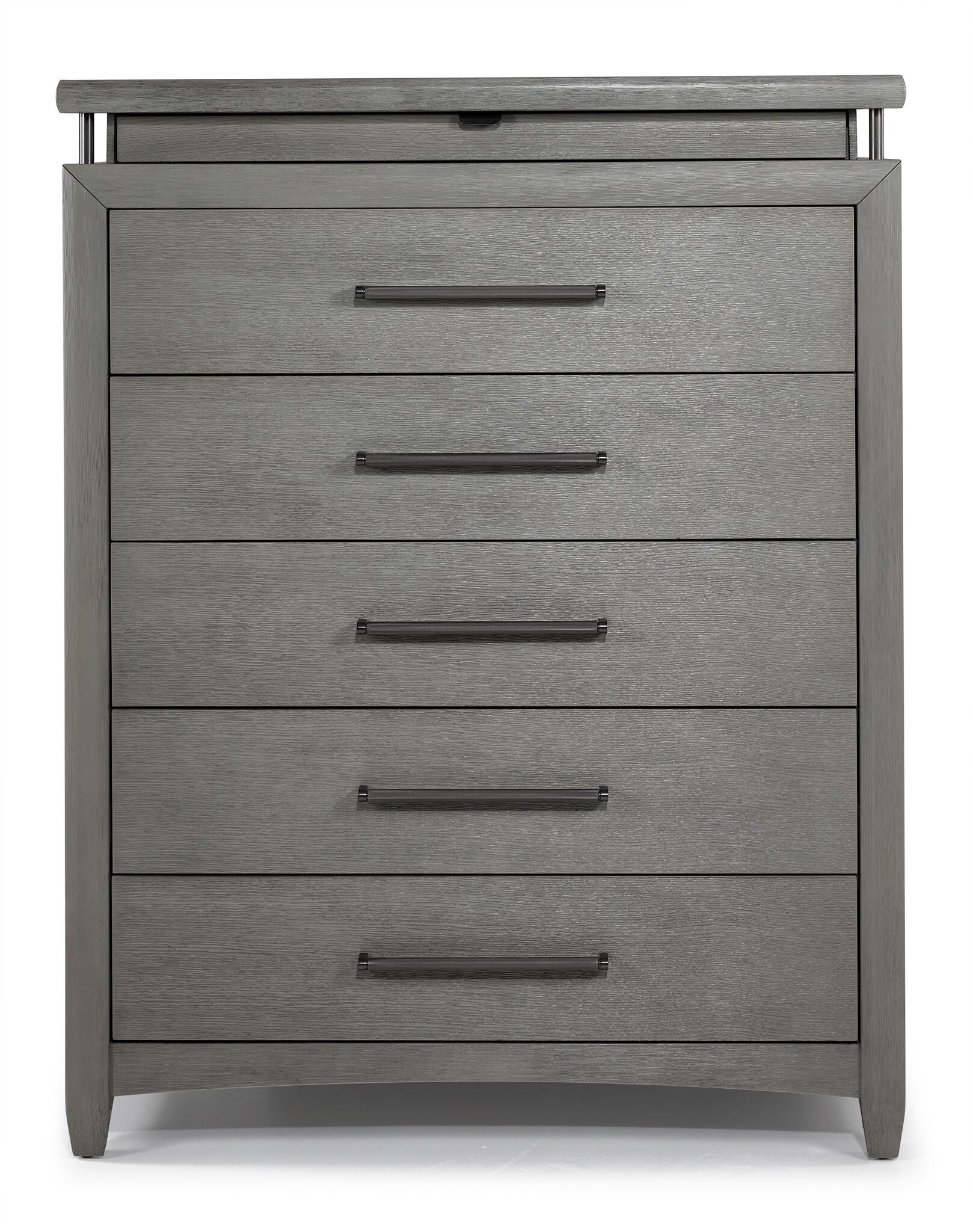 Stylish Grey Chelsea 5-Drawer Chest - Perfect for Bedroom Storage & Organization | Durable Dresser for Home Decor