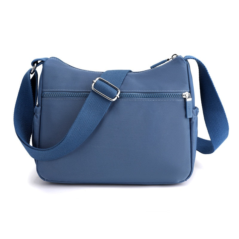 Stylish Women's Nylon Messenger Bag - Lightweight Crossbody Purse for Work, Travel & Everyday Use | Durable Shoulder Bag with Multiple Pockets