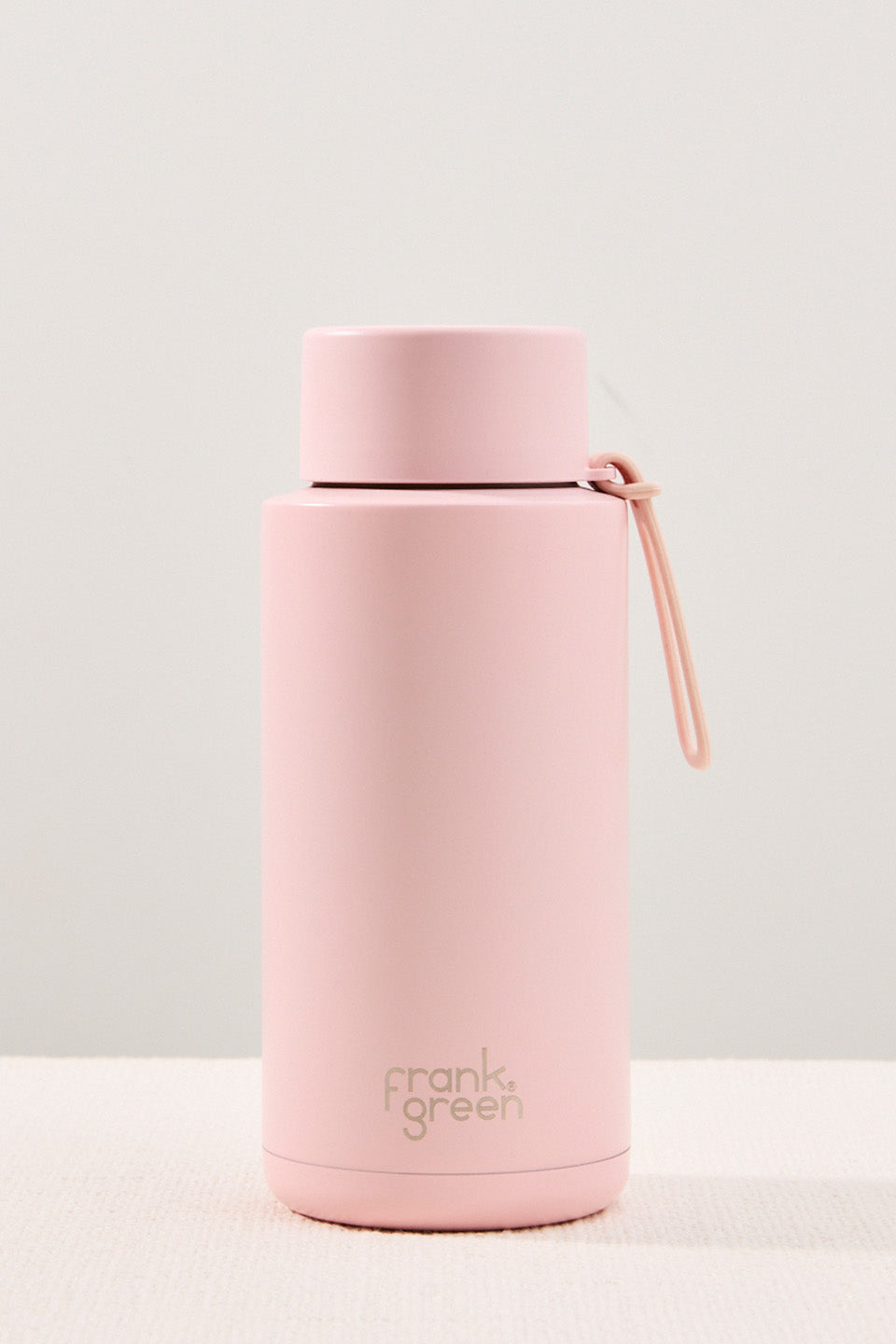 Eco-Friendly 1L Ceramic Reusable Water Bottle with Blush Finish - Perfect for Gym, Office & Outdoor Activities