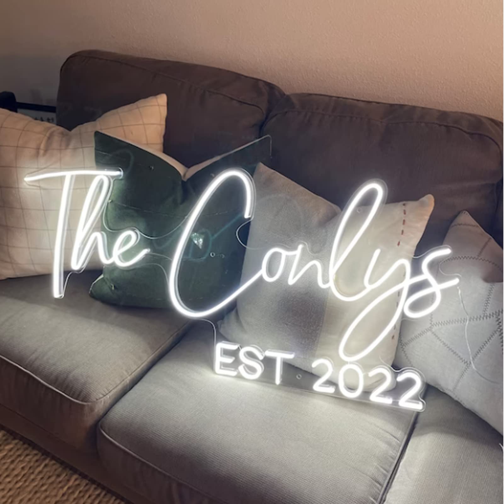 Custom Wedding Neon Signs - Personalized LED Wall Decor for Weddings, Birthdays & Parties | Unique Neon Sign for Home, Shop, Studio, Bar & Salon | Customizable Business Logo & Gift Idea