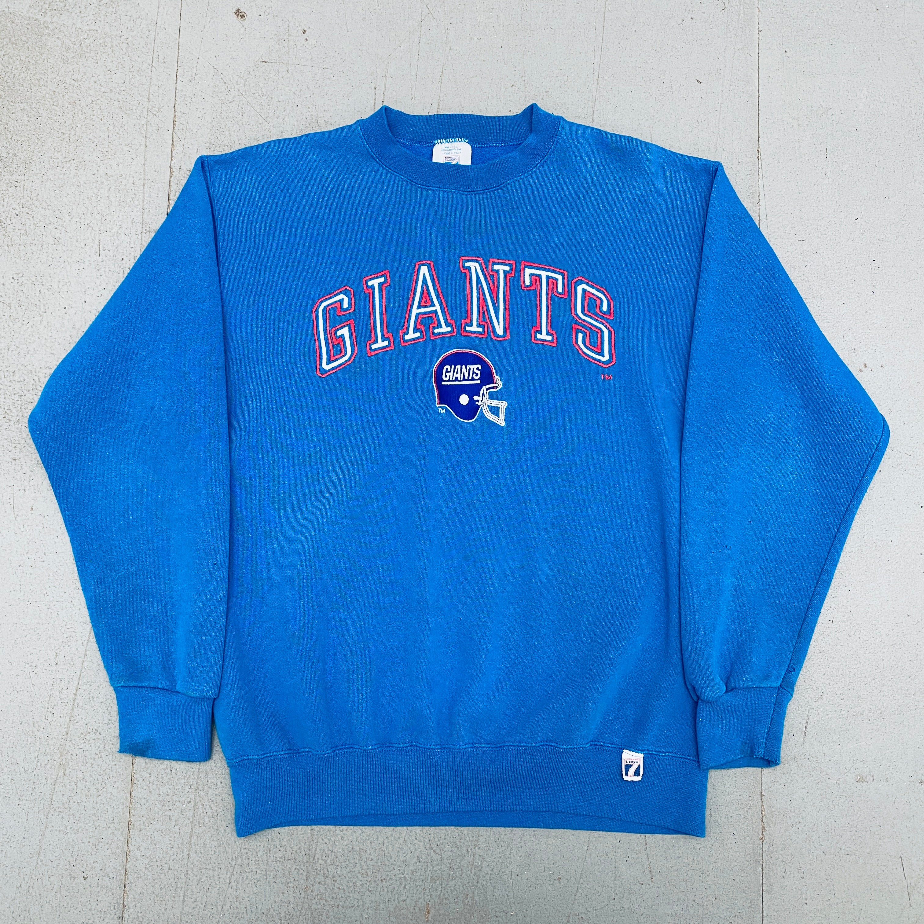 New York Giants 1996 Logo Monica Embroidered Sweatshirt for Men - Vintage NFL Football Fan Apparel for Game Day & Casual Wear