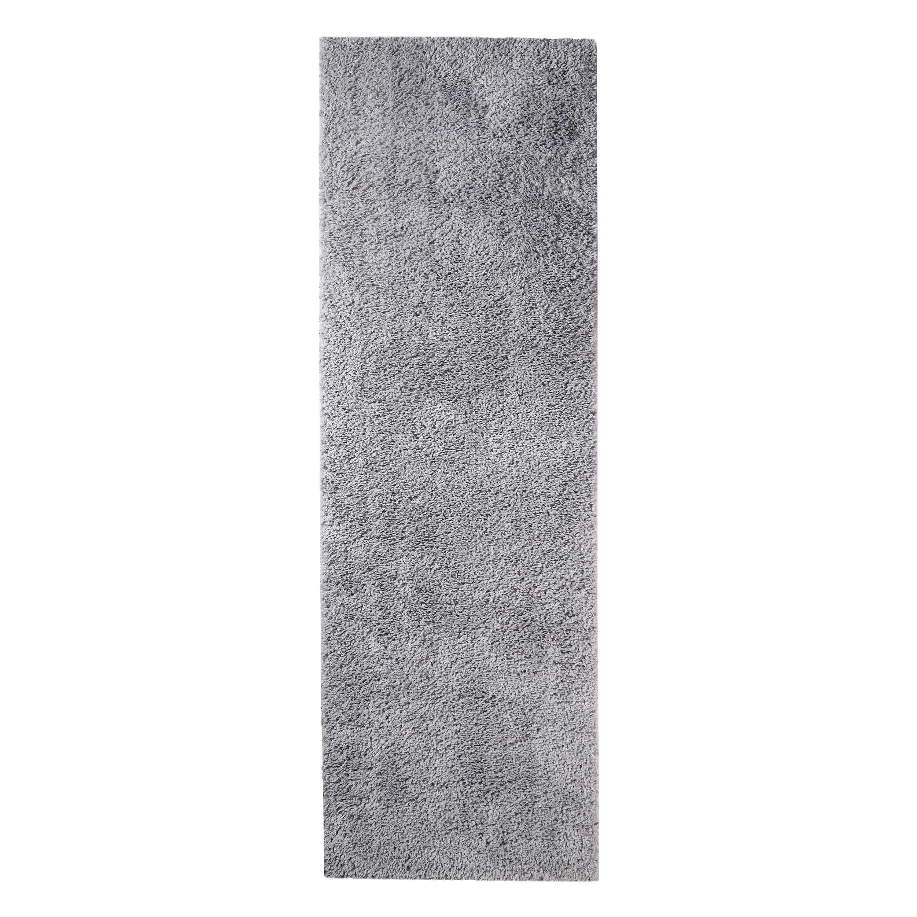 Berlin Solid Indoor Plush Shag Runner Rug - Soft Area Rug for Living Room, Bedroom, Nursery - Non-Slip Comfortable Floor Mat for Home Decor