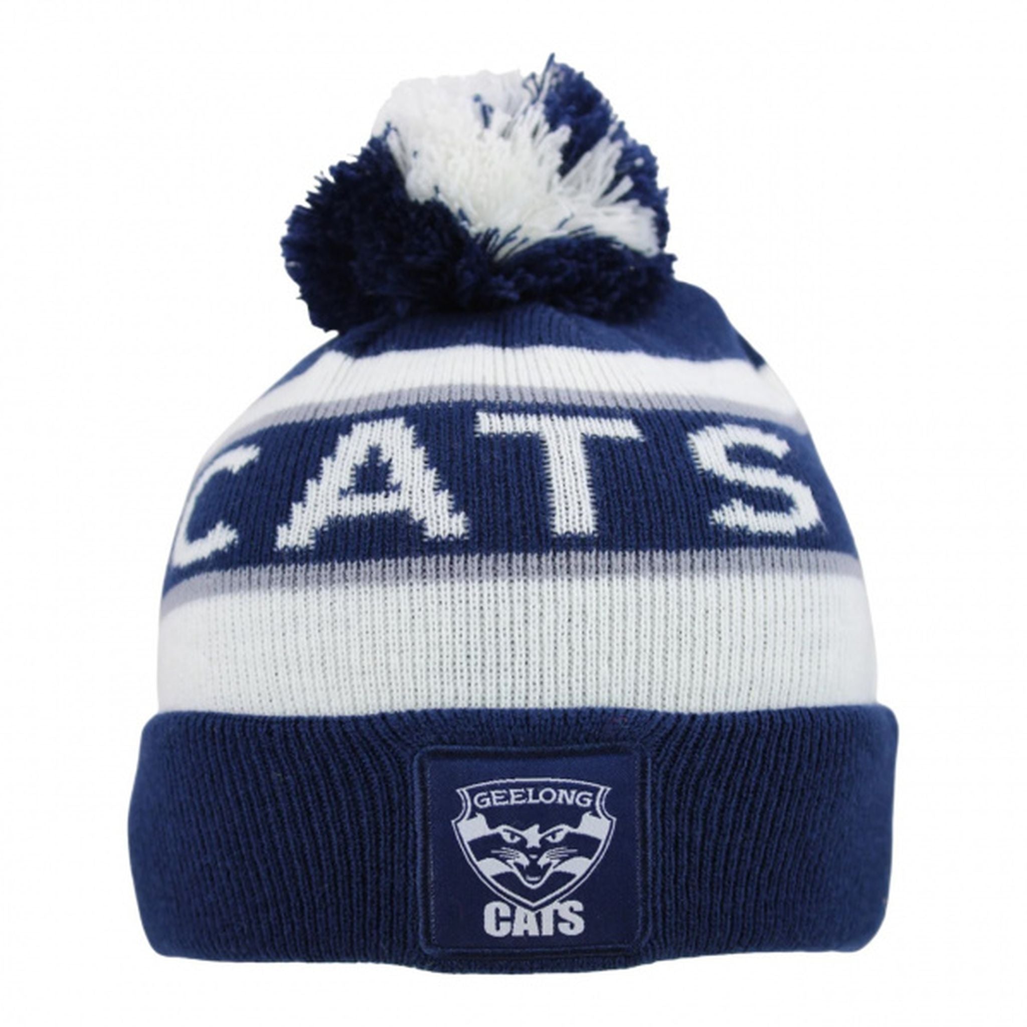 Burley Sekem Geelong Cats AFL Youth Beanie - Official Team Merchandise for Kids & Teens - Perfect for Cold Weather & Game Day Support