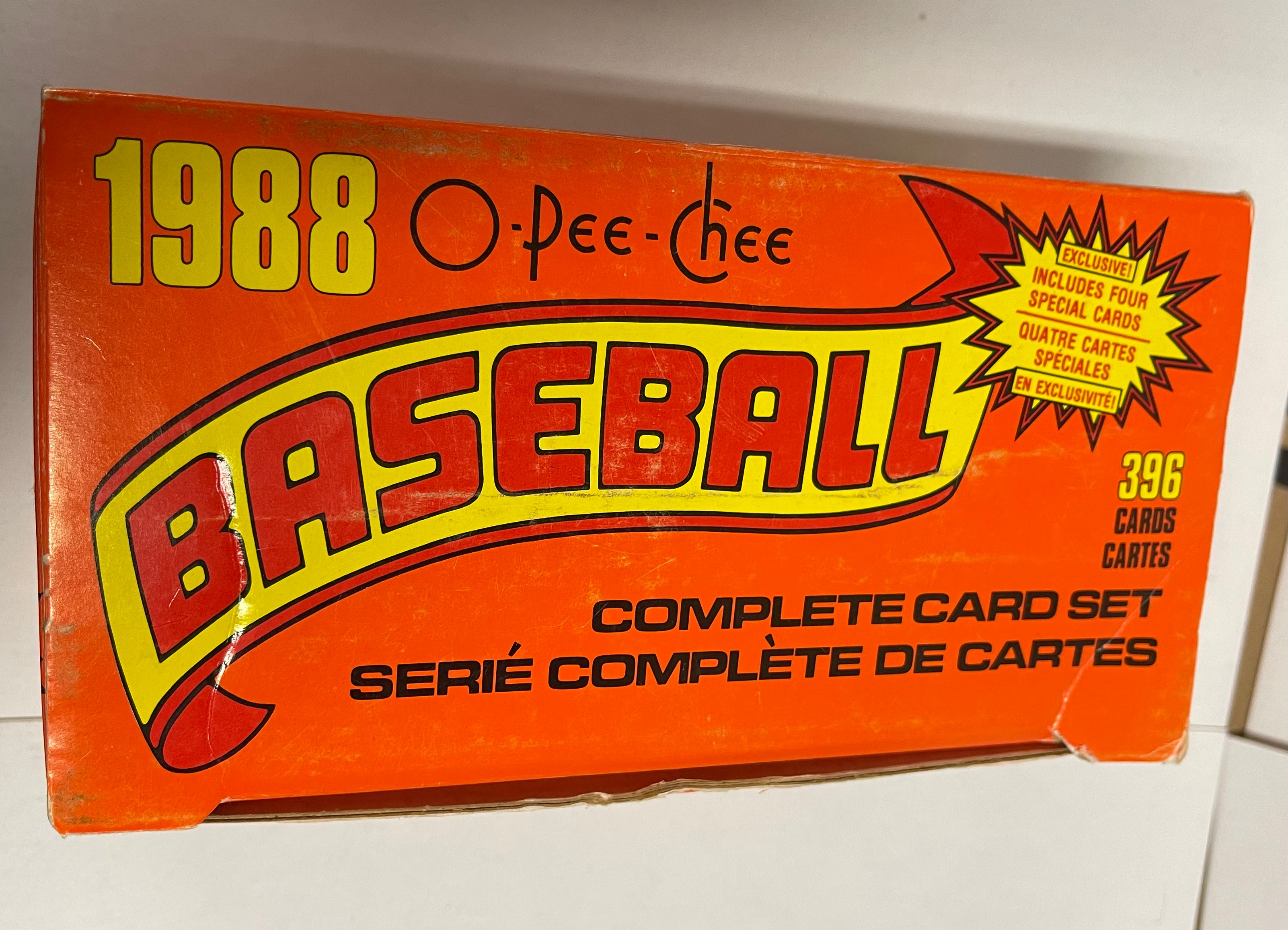 1988 O-Pee-Chee Baseball Factory Set - Complete Trading Card Collection for Collectors & Fans - Perfect for Display, Gifts & Memorabilia