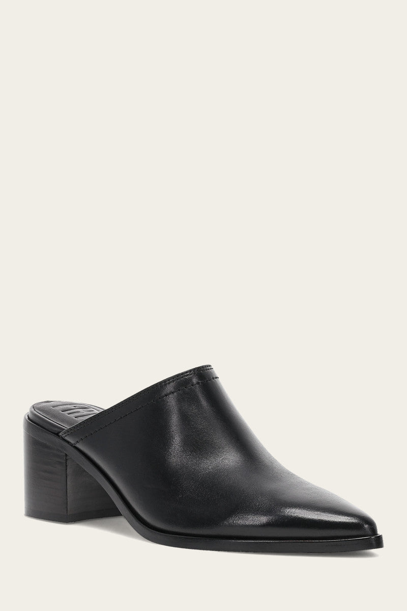 Sadie Mule Black - Comfortable Women's Slip-On Shoes for Casual Wear, Office & Walking | Fashionable & Lightweight