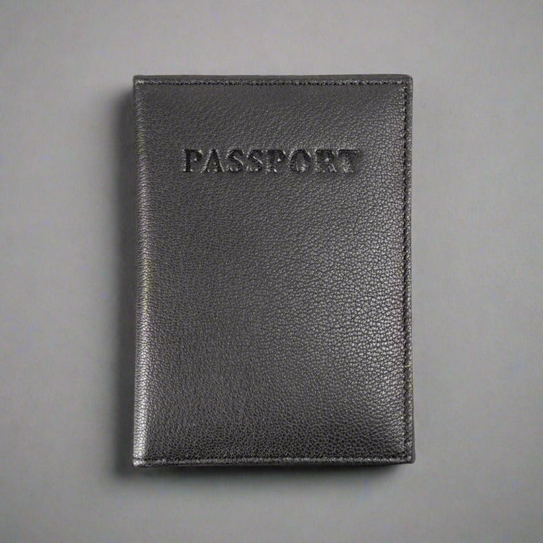 Premium Genuine Leather Passport Holder with RFID Blocking & Card Slots - Travel Essentials for International Trips & Business Travel Accessories