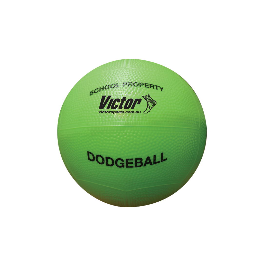 Victor Vinyl School Dodgeball - Official Size & Weight for Kids & Adults - Perfect for Gym Class, Recess & Team Sports - Durable Indoor/Outdoor Play Balls