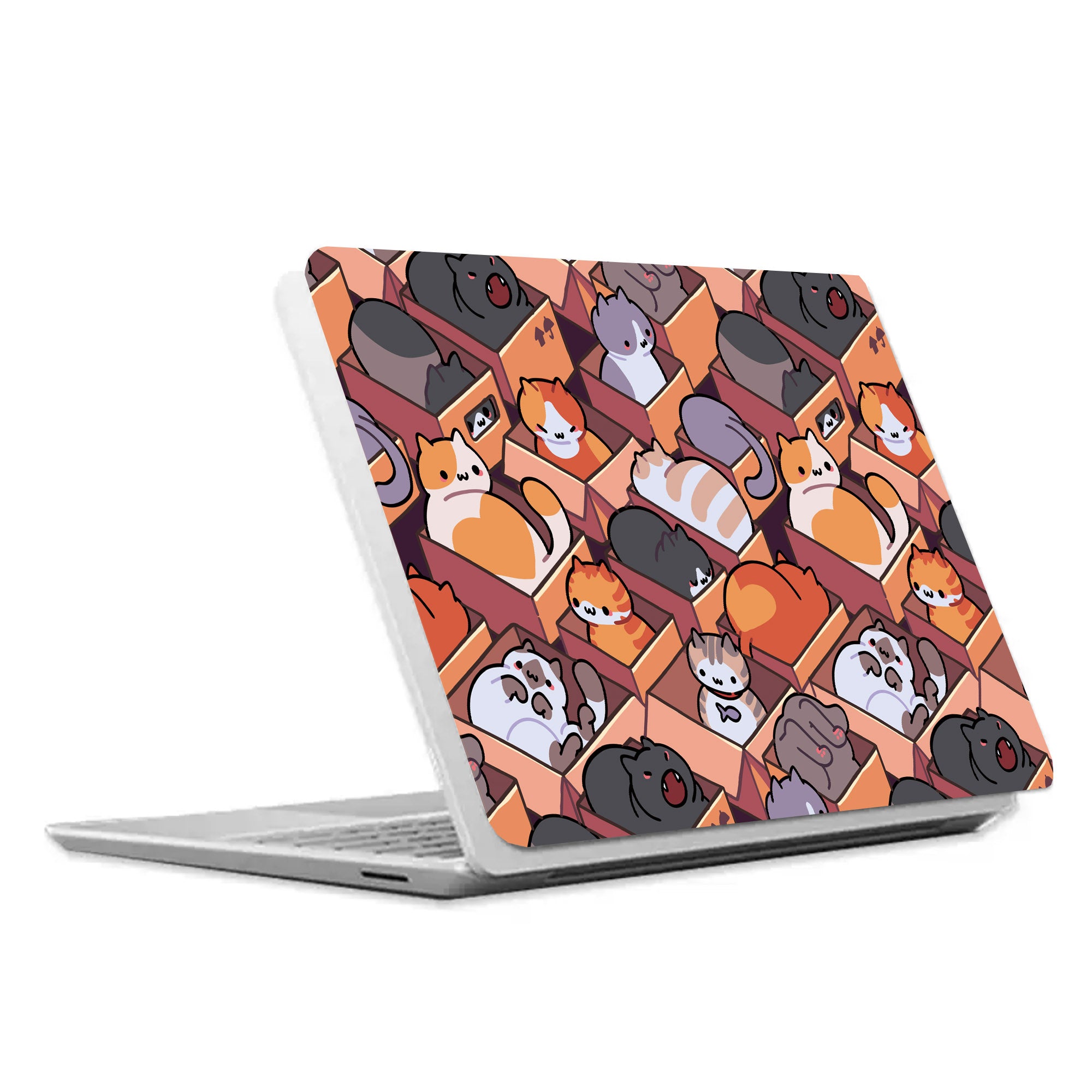 Stylish Surface Laptop Case with Adorable Sushi Cats Design - Perfect for Work, School & Travel Protection