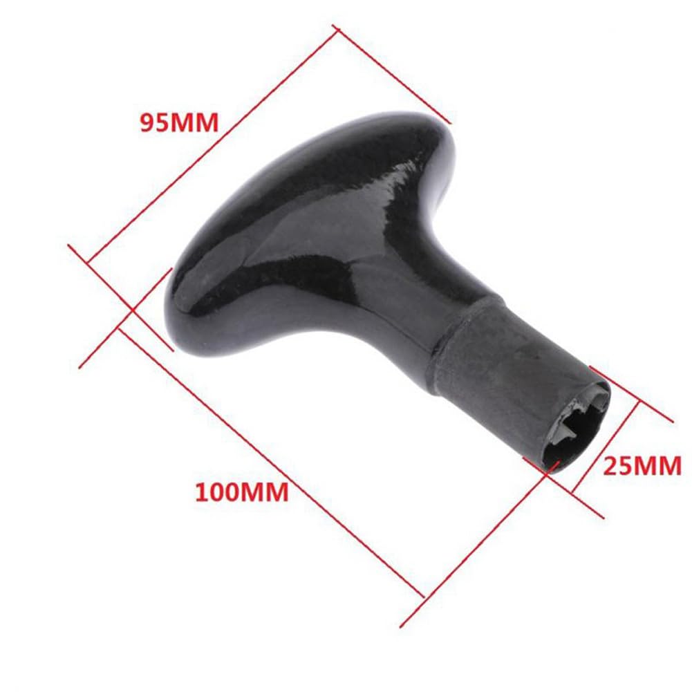 **Carbon Fiber SUP Paddle Handle - T-Curved Ergonomic Grip for Stand Up Paddle Board & Kayak Conversion - Lightweight & Durable Replacement for Single Oar - Perfect for Kayaking, Fishing & Water Sports**