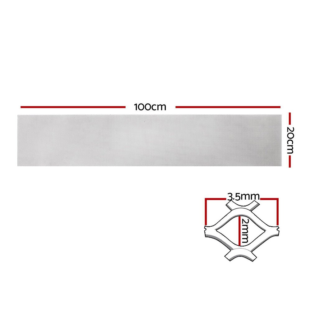 Premium Aluminum Gutter Guard Mesh - 60M Roll (100x20cm) Silver Color | Heavy-Duty Leaf Protection for Roof Gutters, Downspouts & Home Drainage Systems