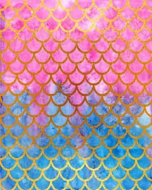 Dreamlike Mermaid Fish Scale-14