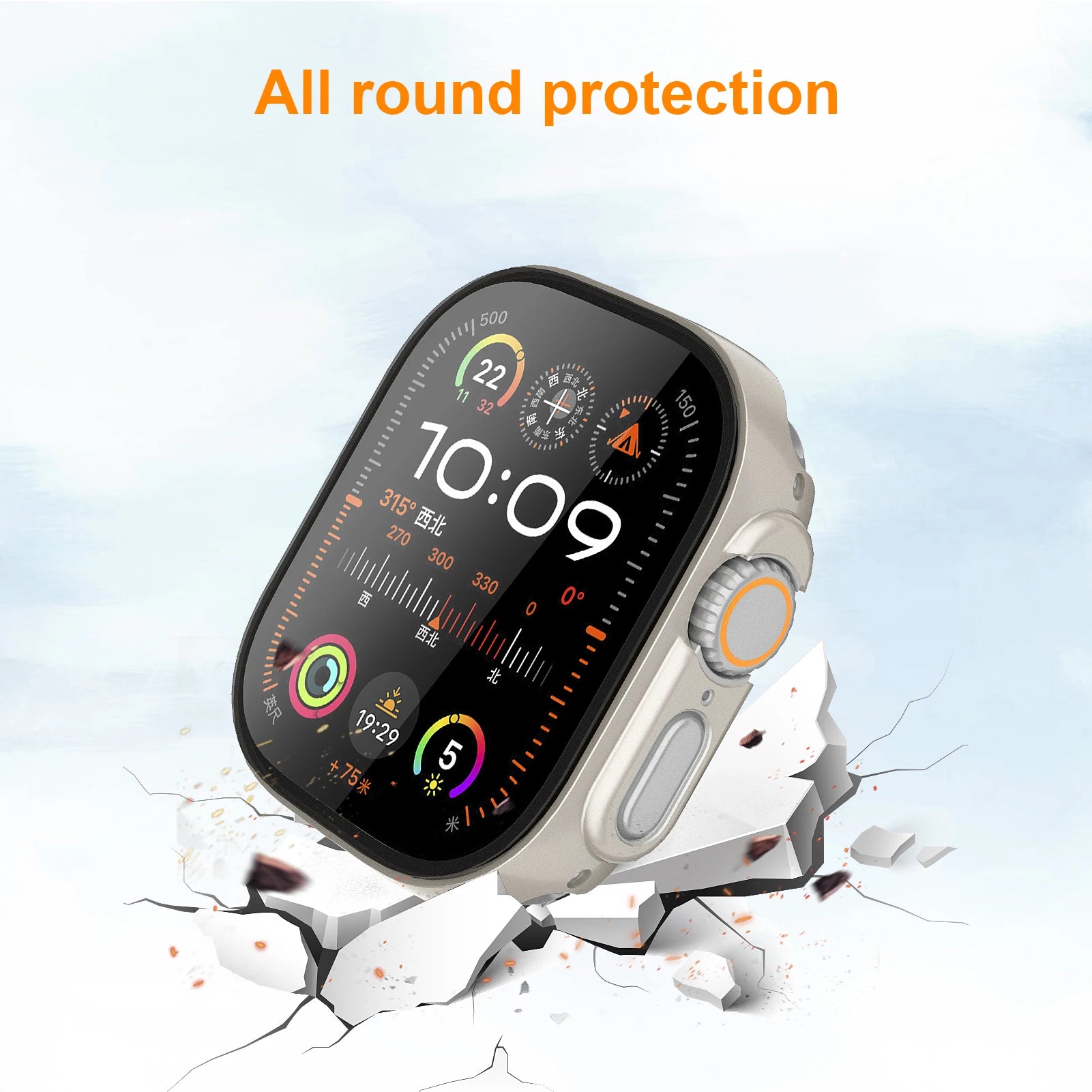 Apple Watch Case - Shockproof & Privacy Screen Protector for Series 1-9 (Gym, Work, Travel) - Limited Stock Available