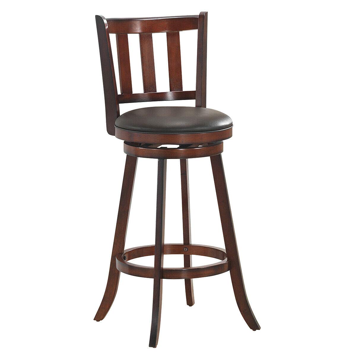 COSTWAY 4-Piece Bar Stool Set - 29.5