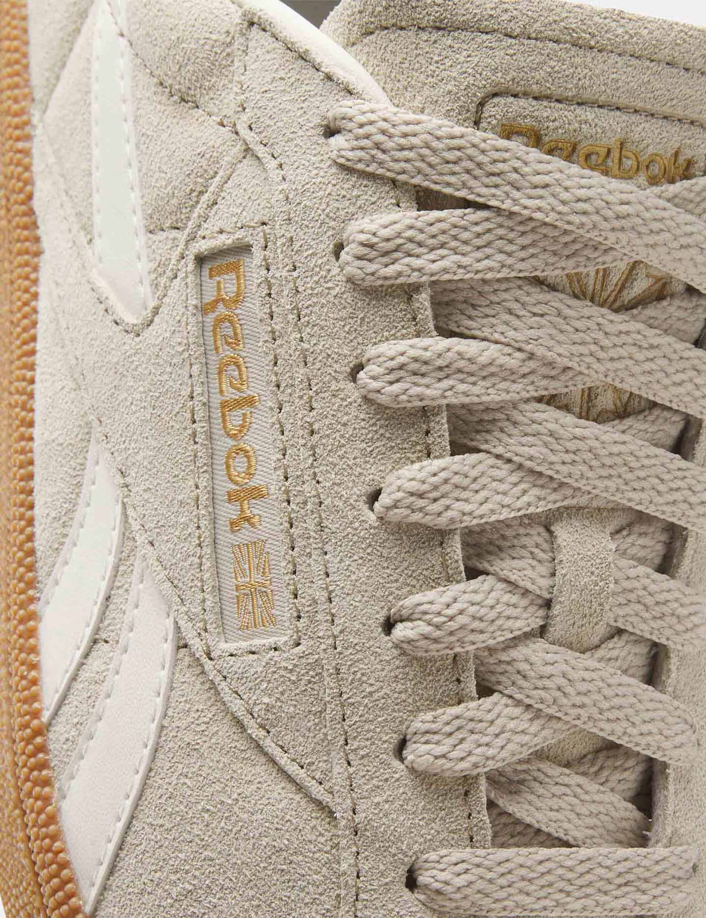 Reebok Club C Grounds Classic Sneakers - Beige/Chalk/Gum for Men & Women | Vintage Tennis Shoes for Casual Wear & Street Style