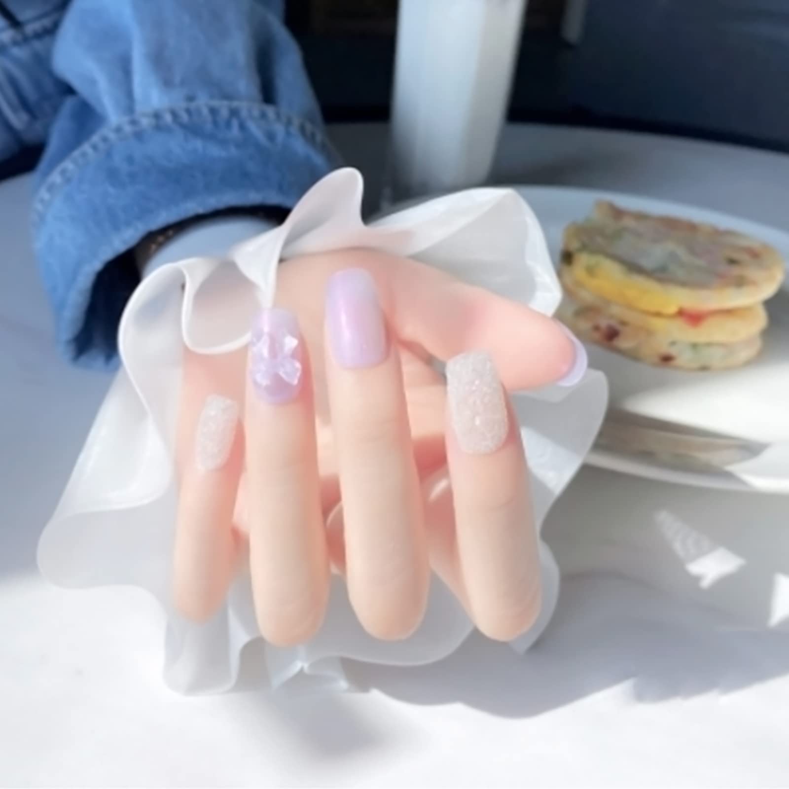 100 Pcs Transparent Jelly Nail Art Bow Crystals - 3D Bow-knot Nail Charms for Nail Art Decorations | Perfect for DIY Manicures, Bridal Nails & Party Nail Designs