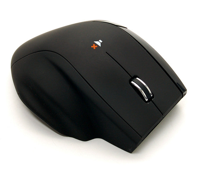 Nexus Silent Mouse with Double Scroll Wheel - Wireless USB Optical Mouse for PC, Laptop, Mac - Black (SM 5000B) - Perfect for Office, Home, and Gaming Use