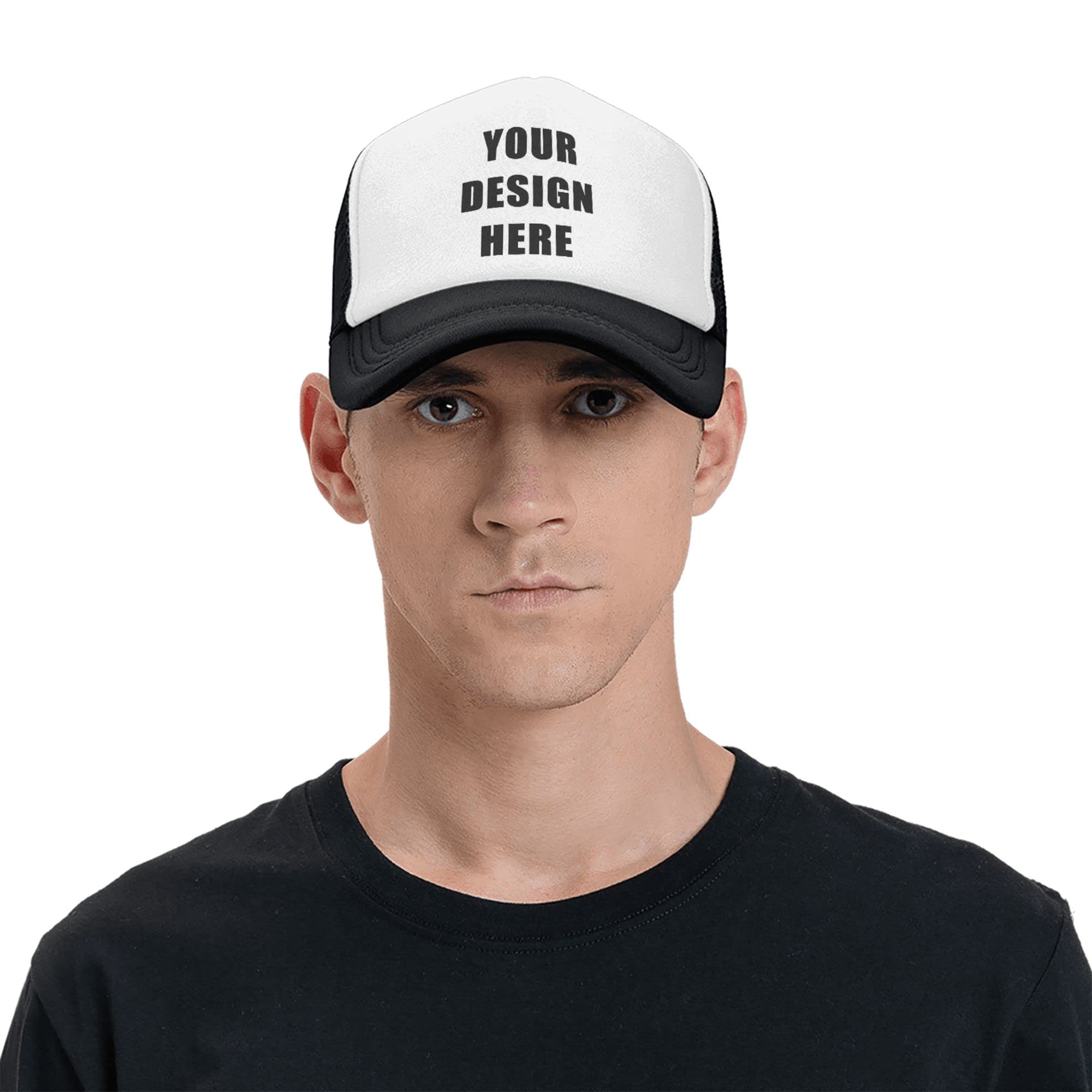 Custom Personalized Baseball Caps for Men & Women - Design Your Own with Photos & Text - Unique Embroidered Hat Gift for Birthday, Anniversary & Sports Events