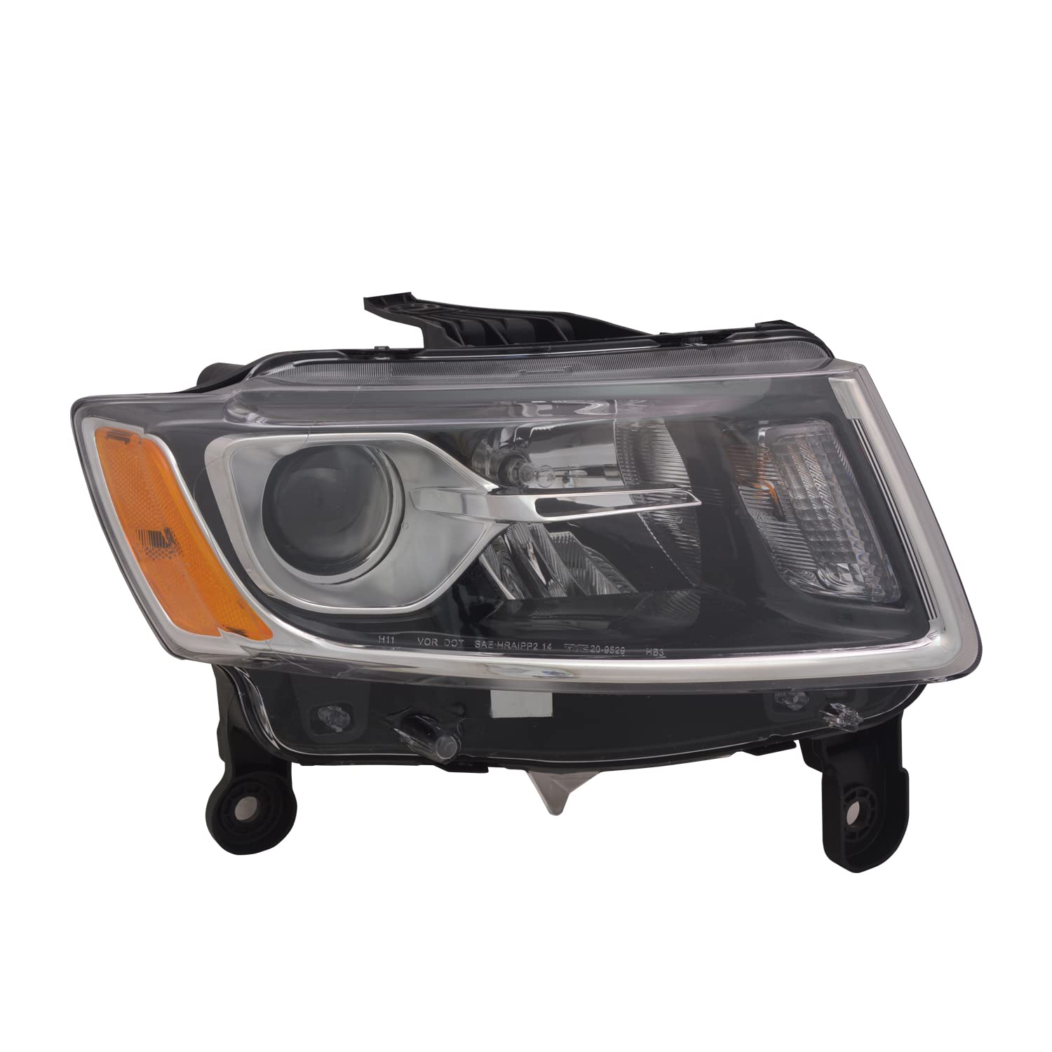 TYC Right Headlight Assembly Replacement for 2014-2016 Jeep Grand Cherokee - Perfect for Night Driving & Off-Road Adventures