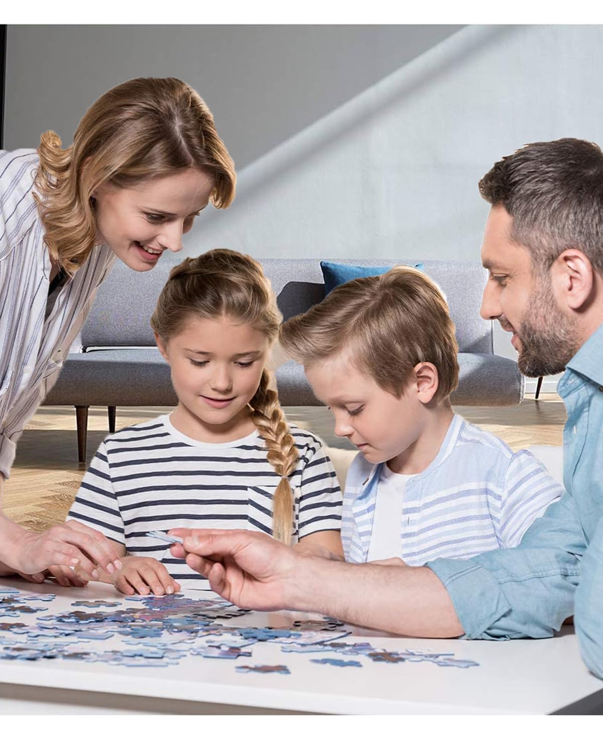 100 Piece Jigsaw Puzzle for Adults & Kids - 100 PCS Educational Puzzle Game (D0001) | Perfect for Family Bonding, Classroom Activities & Cognitive Development