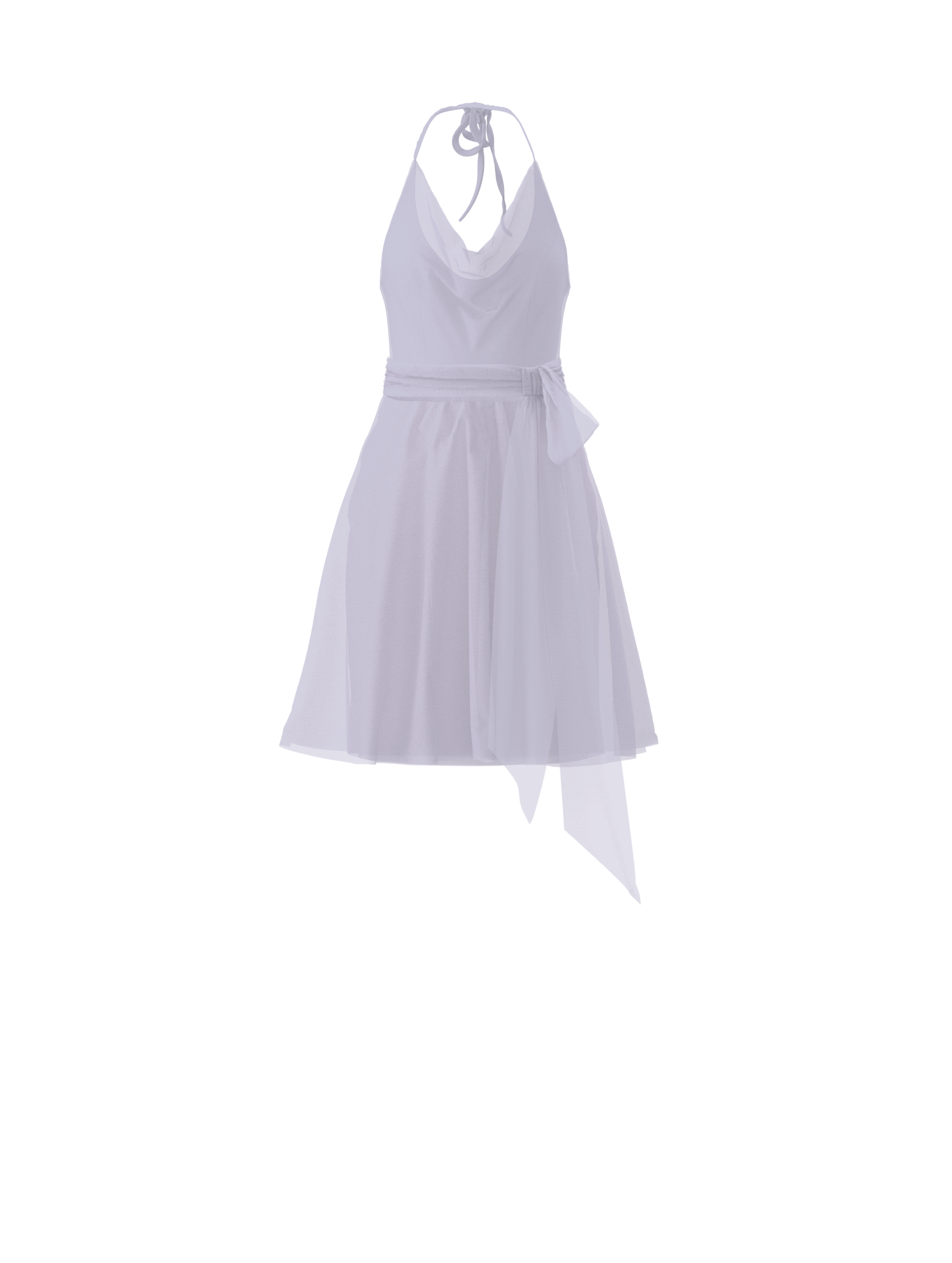 Daryn Bodice & Carla Skirt Set with Sash Belt in Lilac - Perfect for Weddings, Parties, and Special Occasions