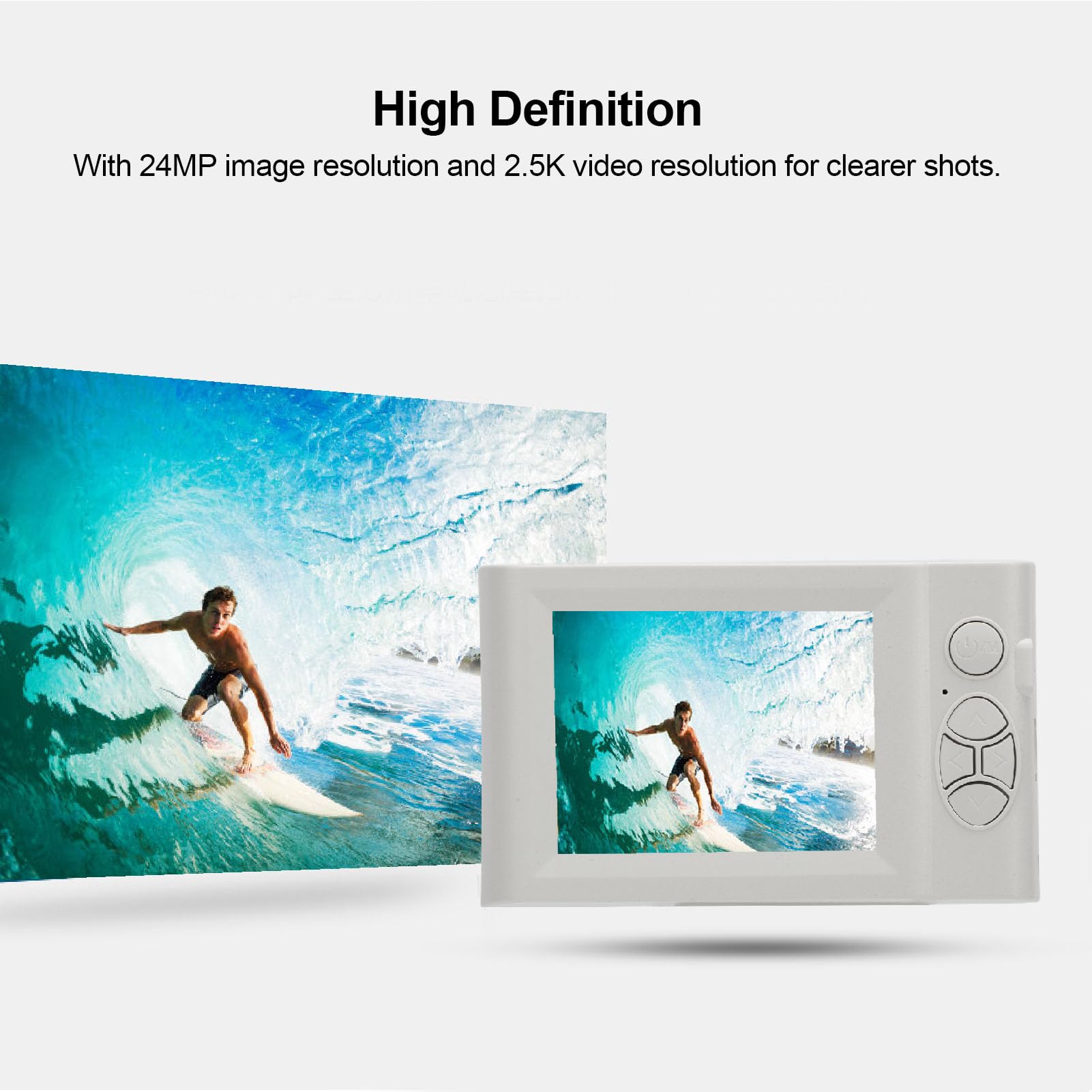 24MP 2.5K WiFi Digital Camera with 2.88