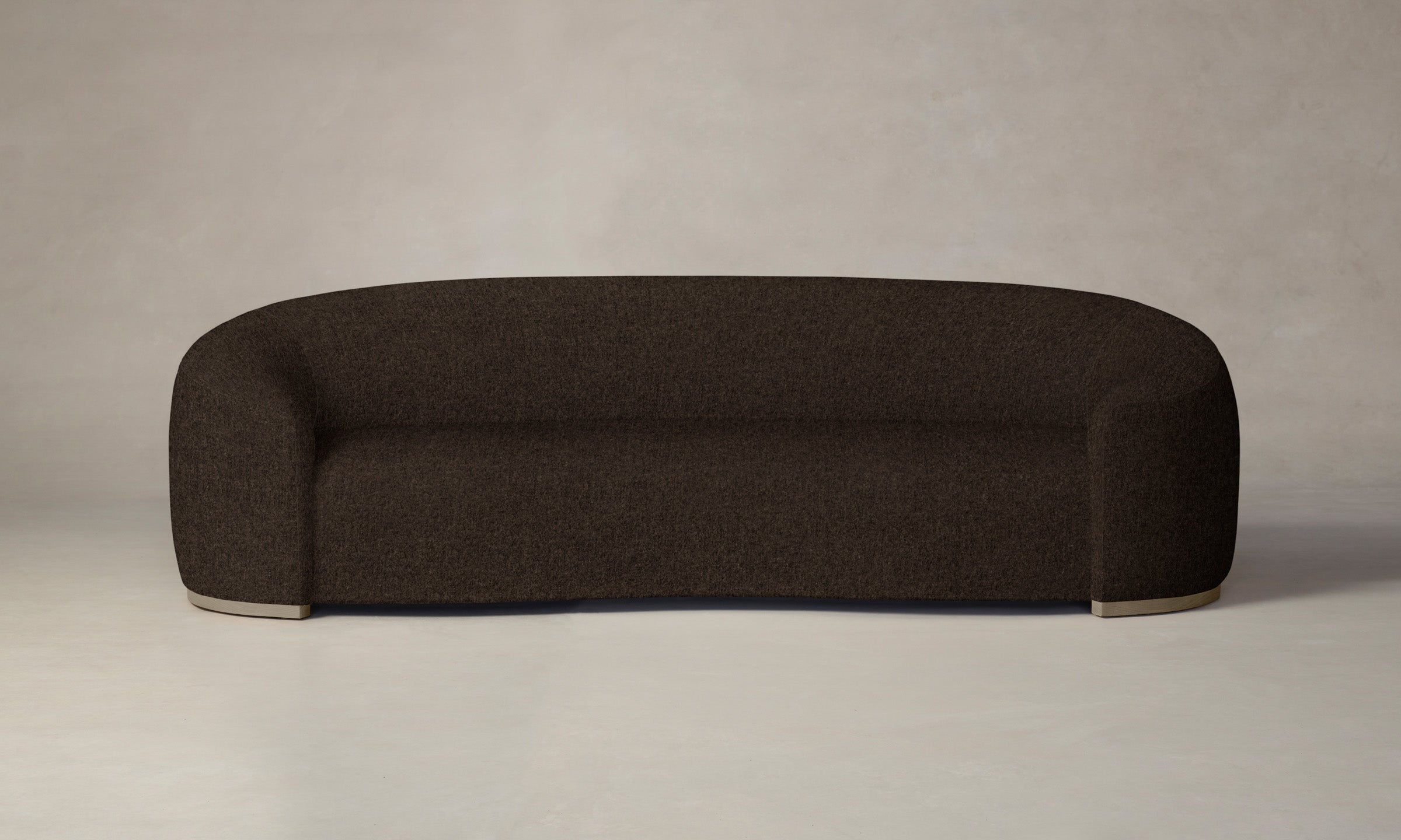 The Chelsea Sofa - Italian Brushed Wool in Cocoa Brown | Luxurious Living Room Centerpiece for Modern Homes