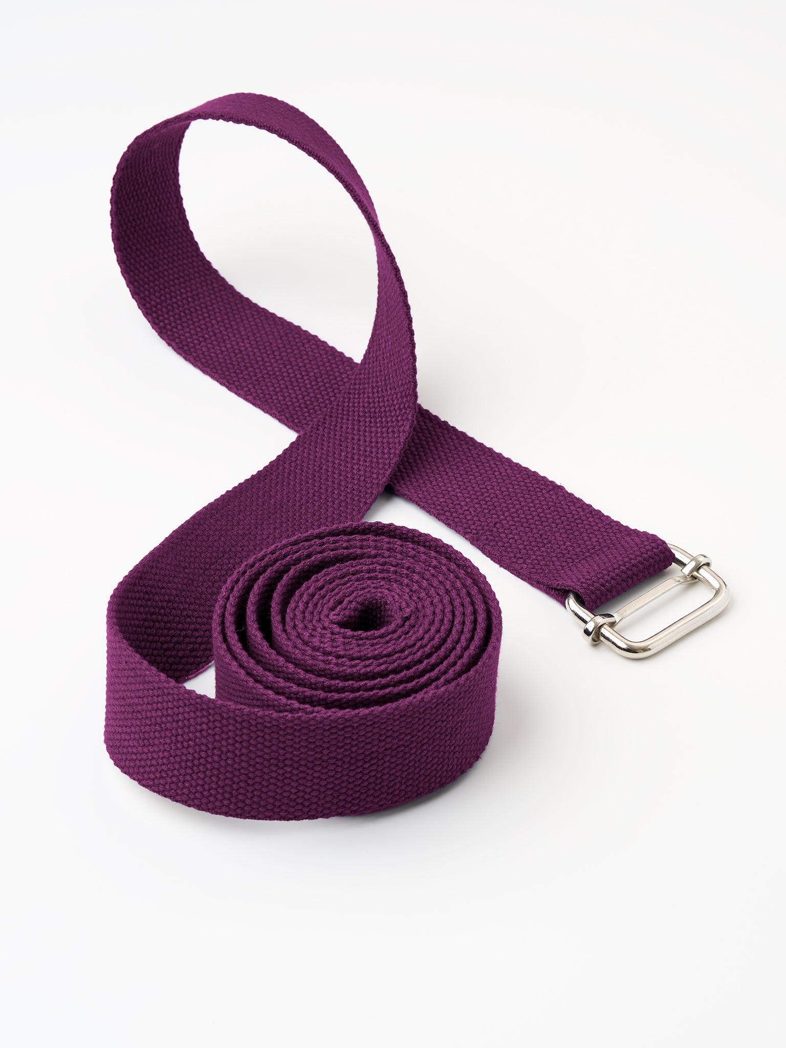 Organic Cotton Wide Yoga Belt for Stretching & Flexibility - Premium Yoga Strap for Poses, Pilates & Physical Therapy - Ideal for Home, Studio & Travel Use