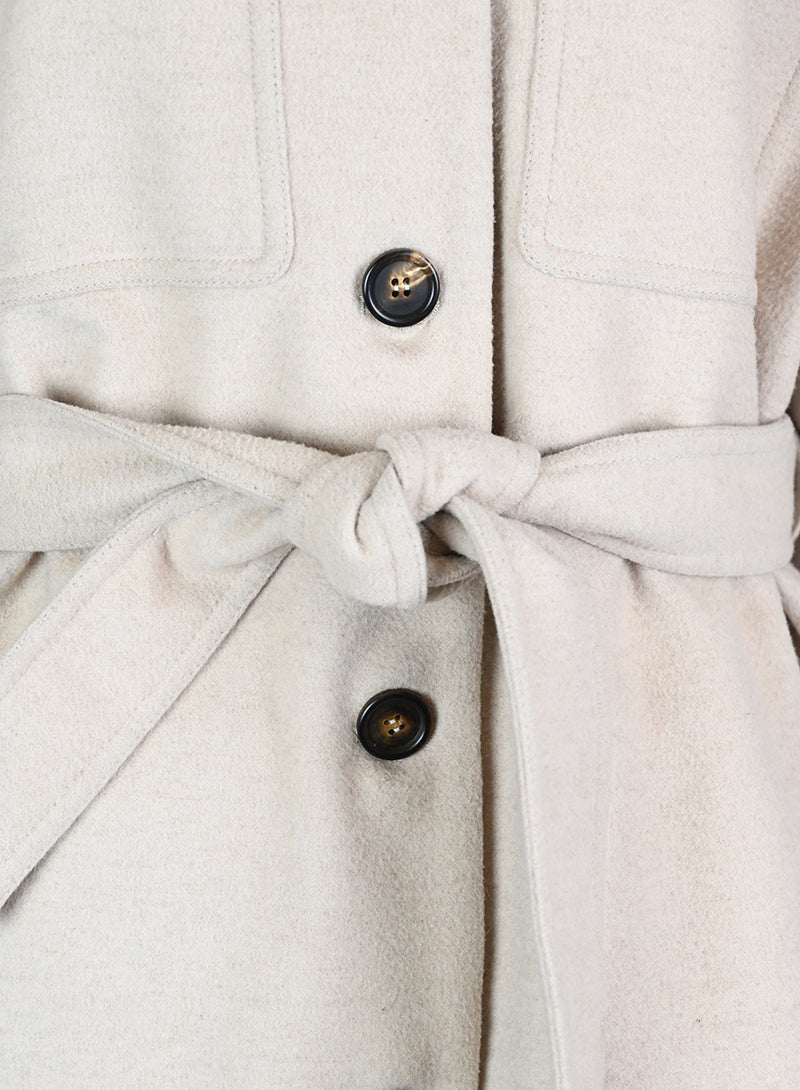 Brunello Cucinelli Beige Wool Coat Size 42 | Premium Italian Cashmere Blend Overcoat for Men | Perfect for Business Meetings & Winter Fashion
