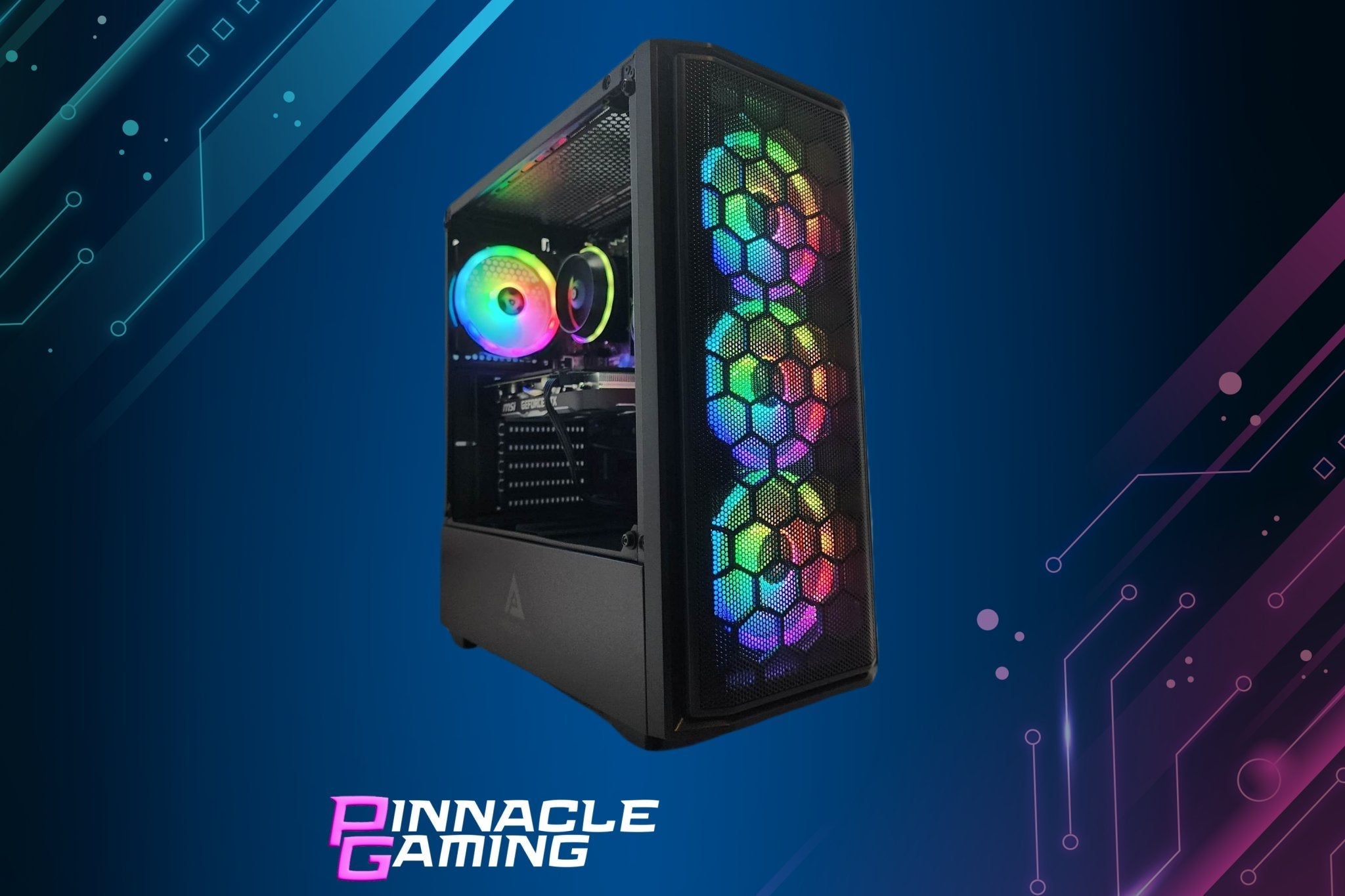 Custom Gaming PC Desktop Computer - Intel Core i5, NVIDIA GeForce RTX 5060, 1TB SSD, 32GB RAM, WiFi 6, Predator Black H610 - Perfect for Esports, Streaming & VR Gaming