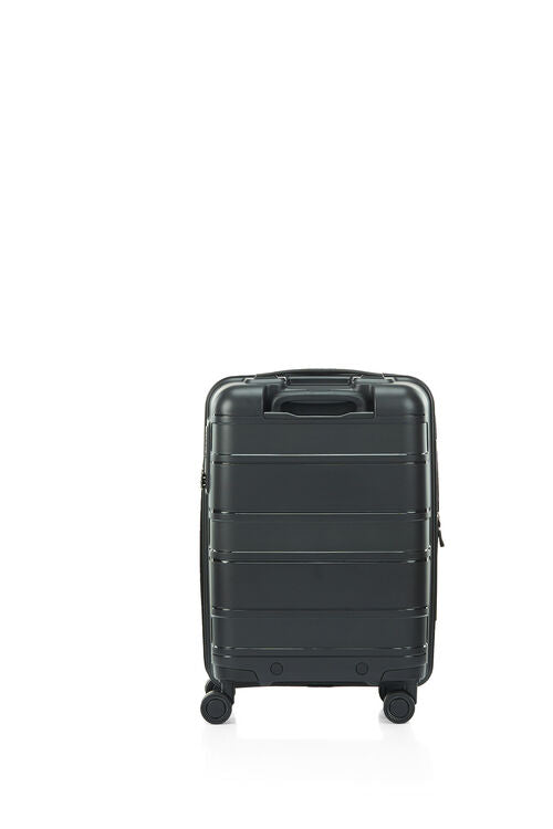 American Tourister Light Max 55cm Small Cabin Luggage - Black Carry-On Suitcase for Business Travel & Weekend Getaways