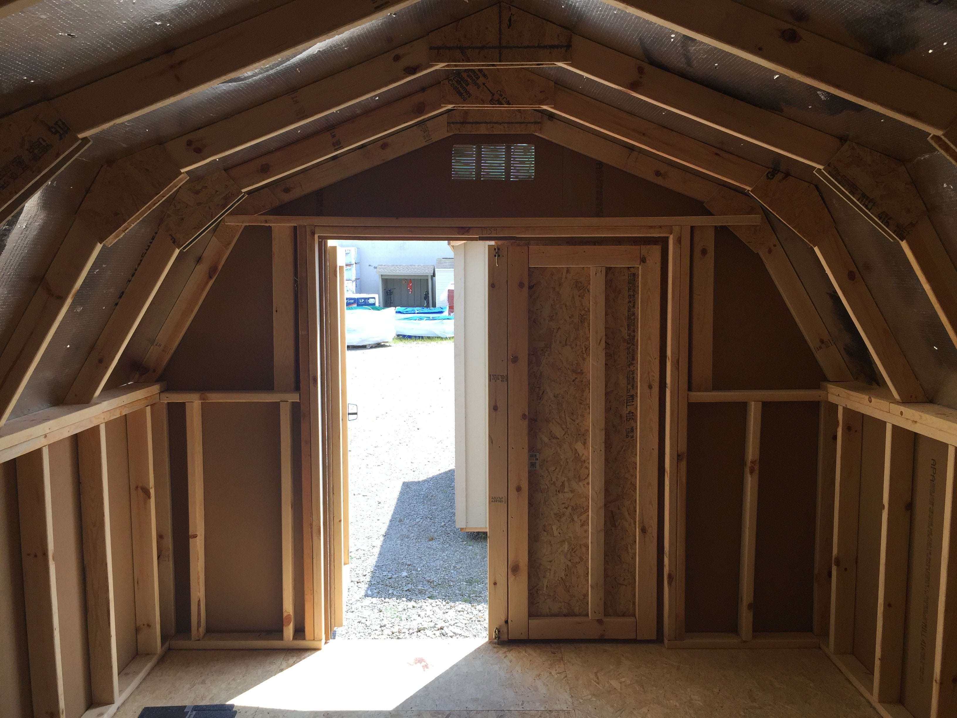 Classic Gambrel Barn 4' Sidewalls Panelized Kit - DIY Barn Building Kit for Backyard, Farm & Storage Shed - Easy Assembly Prefab Structure
