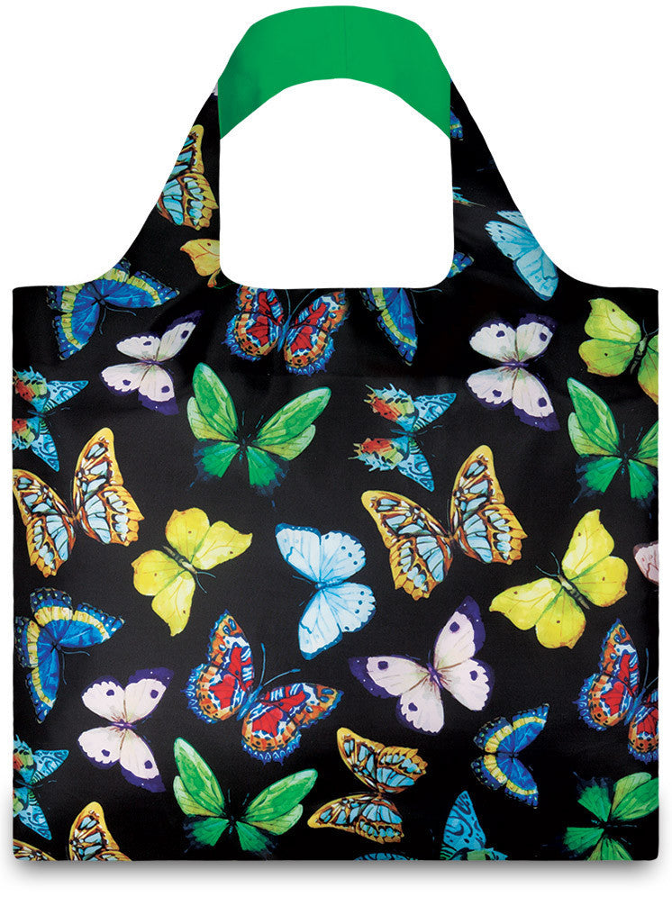 LOQI WILD Collection Eco-Friendly Reusable Tote Bag - Lightweight Foldable Shopping Bag for Groceries, Beach & Travel