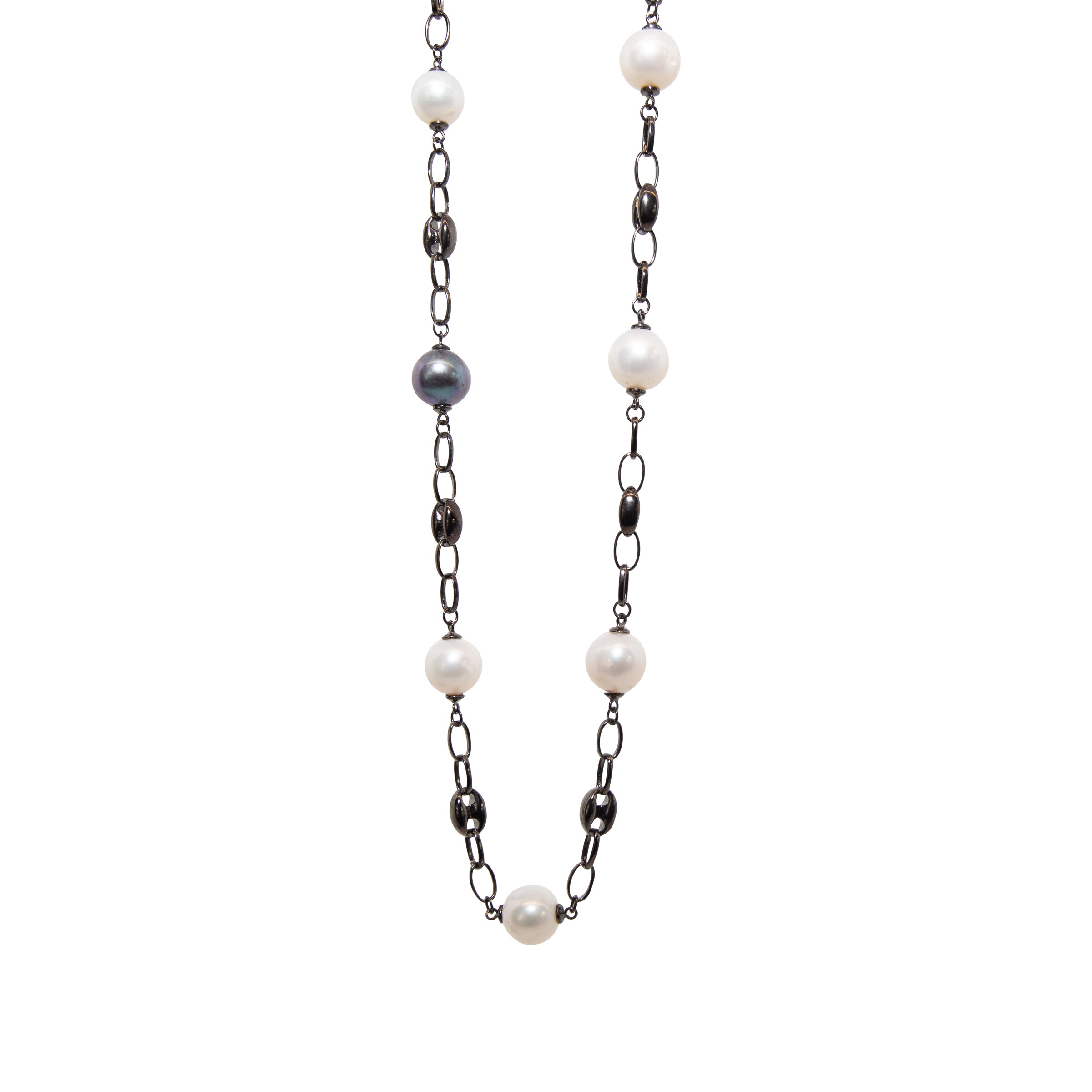 Elegant Black Rhodium Plated Sterling Silver Necklace for Women | Dainty & Hypoallergenic Jewelry | Perfect for Parties, Weddings & Everyday Wear