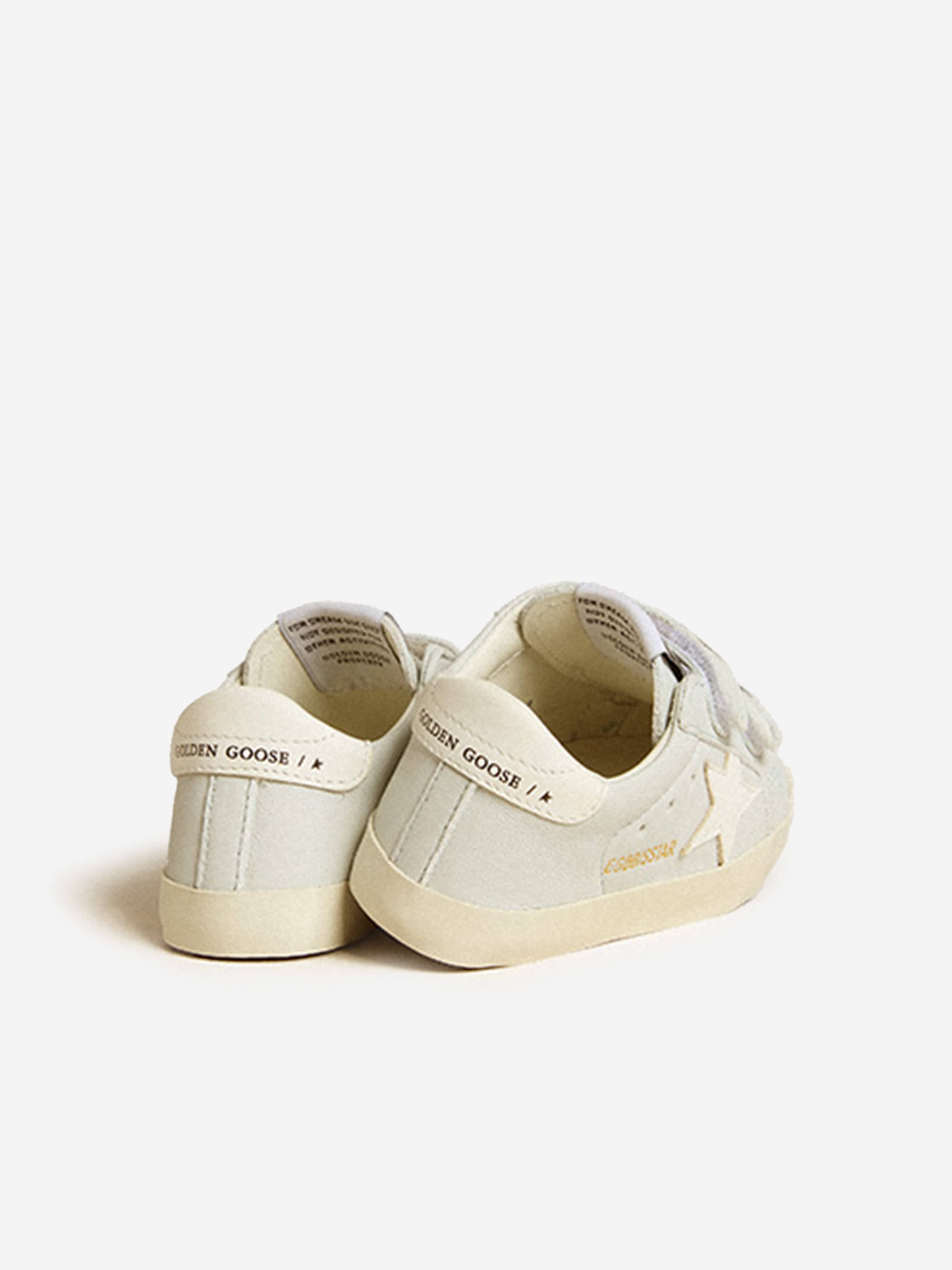 Grey Leather School Trainers for Baby Boys - Comfortable & Durable Toddler Shoes for School, Play & Everyday Wear
