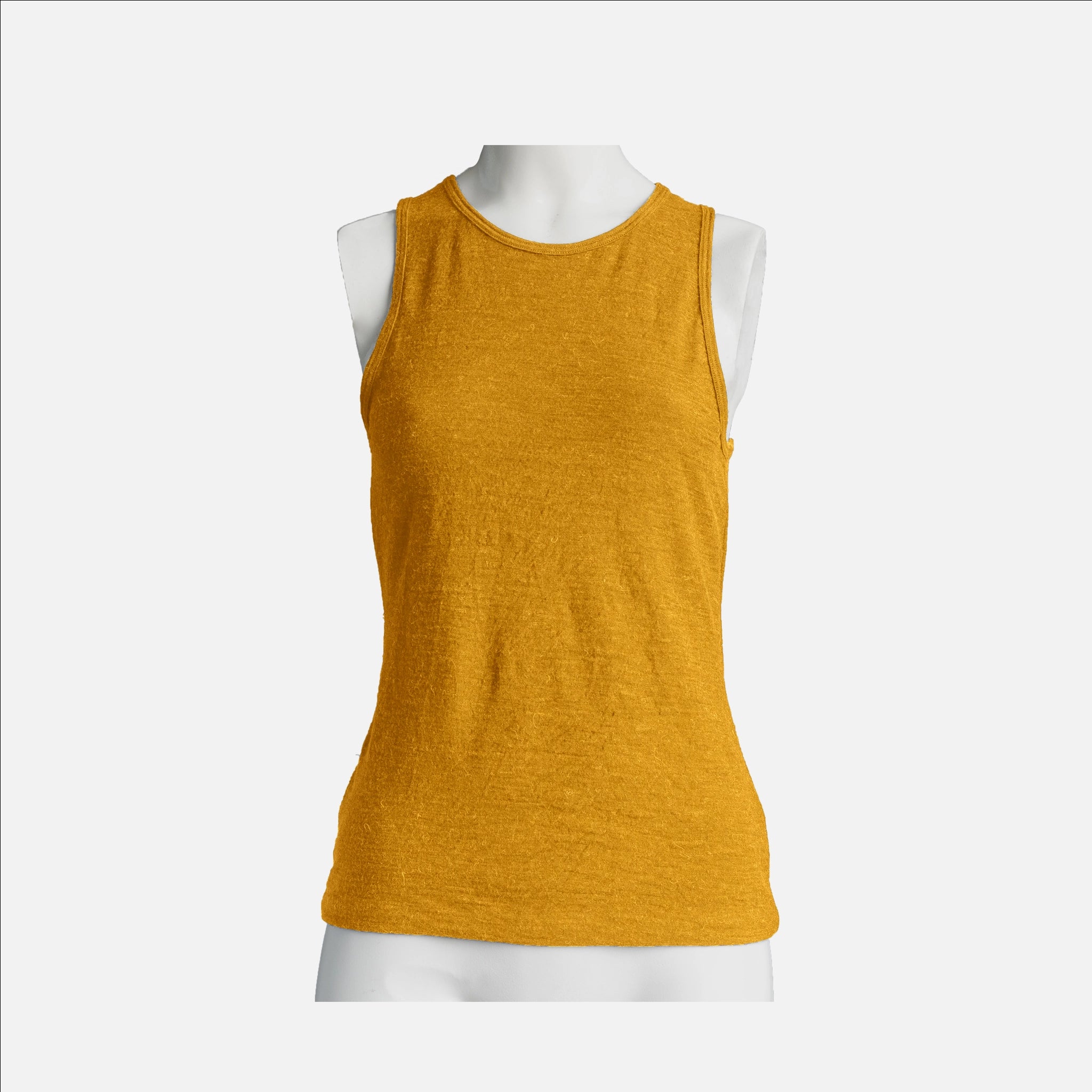 Ultralight Women's Alpaca Wool Running Tank Top - 160 GSM | Breathable & Moisture-Wicking Workout Top for Yoga, Gym & Outdoor Activities
