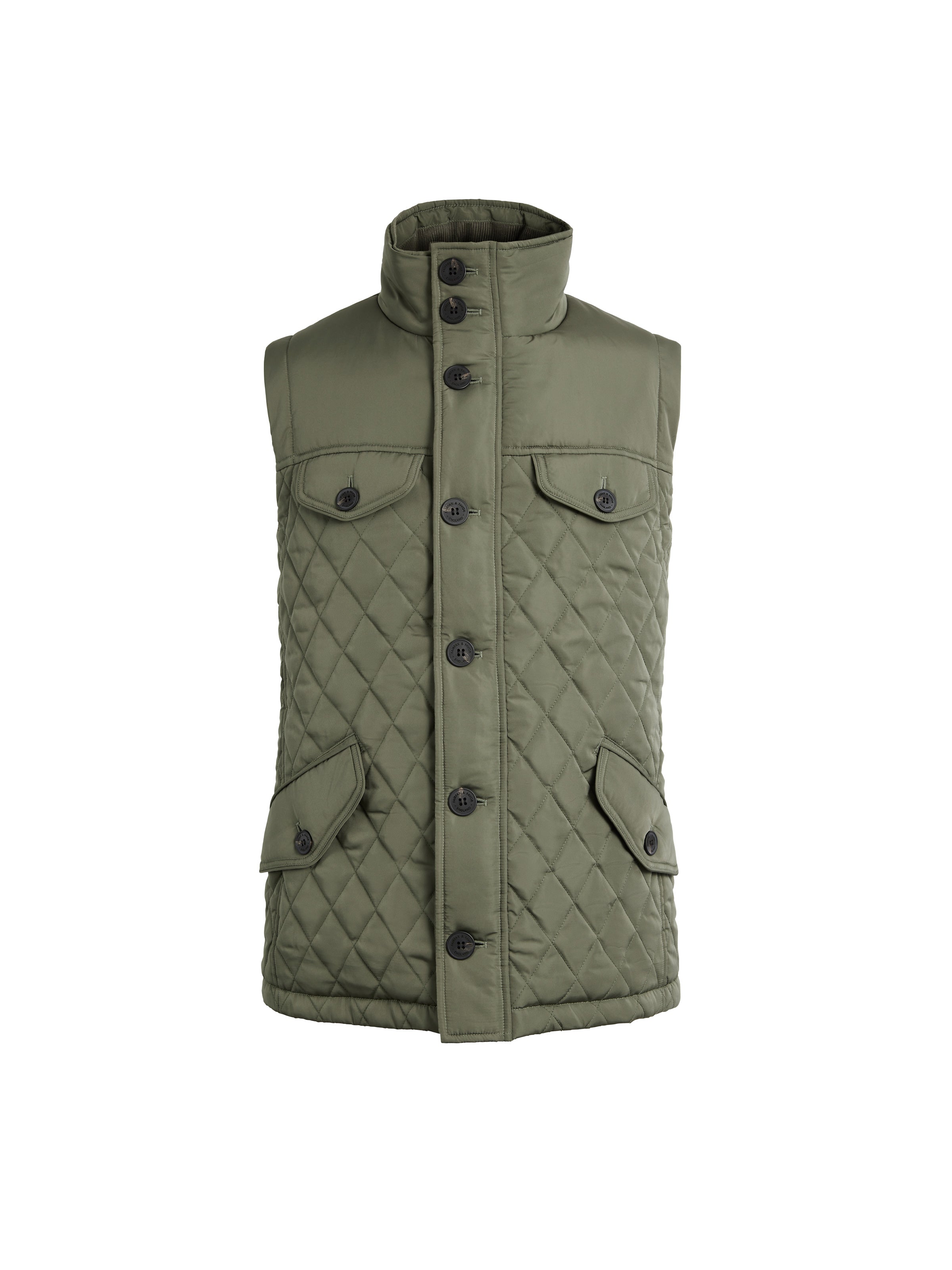 George Quilted Gilet Vest for Women - Lightweight Sage Green Puffer Vest Jacket for Fall & Winter | Outdoor Hiking, Casual Streetwear, Layering Fashion