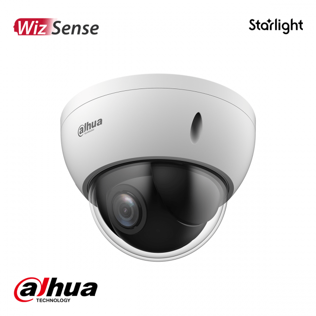 4MP Mini PTZ PoE Dome Security Camera IPC SD22404DB GNY - Indoor/Outdoor Surveillance for Home & Business