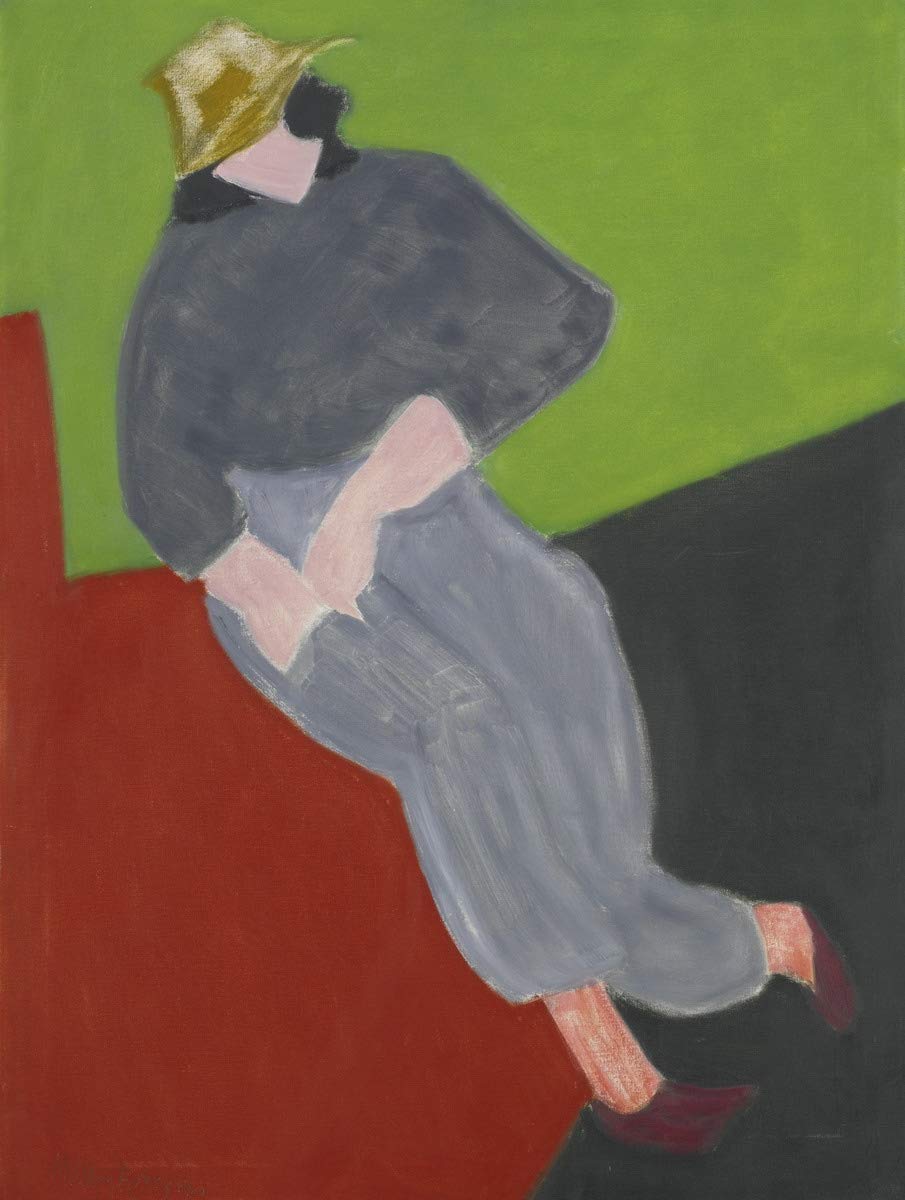 Berkin Arts Milton Avery Giclee Print on Paper - Famous Paintings Fine Art Poster Reproduction - Wall Decor for Living Room, Bedroom & Office (Red Sofa) #XZZ