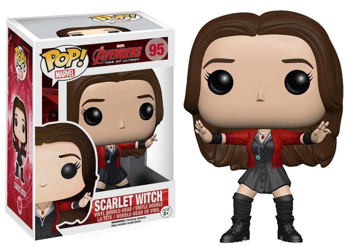Avengers Scarlet Witch #95 Pop Vinyl Figure - Marvel Collectible Action Figure for Display & Gifts - Perfect for Superhero Fans, Home Decor, and Comic Book Collections