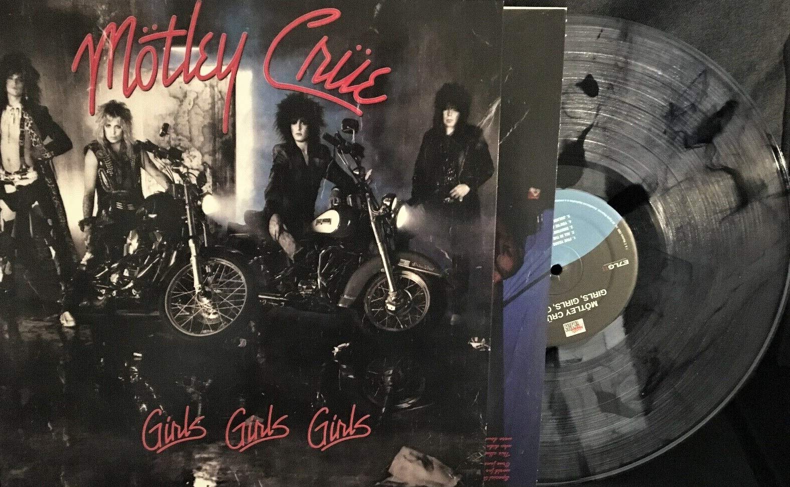 Motley Crue Girls Girls Girls 180g Colored Vinyl LP - Limited Edition Rock Music Record for Collectors & Fans - Perfect for Home Listening & Vinyl Enthusiast Collections