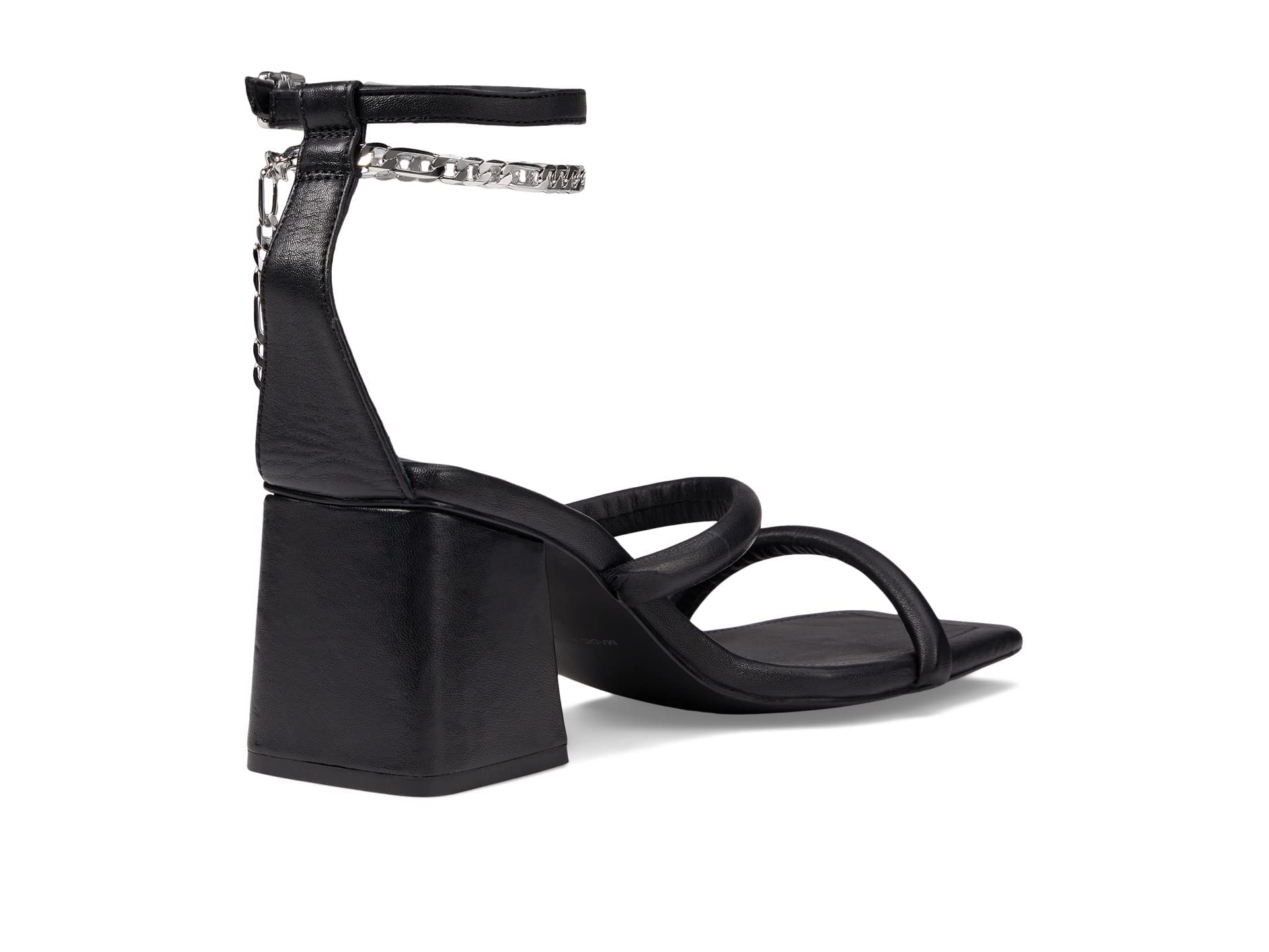 Free People Parker Chain Heels for Women - Adjustable Buckle Strap, Leather Insole, Stylish High Heels for Parties, Weddings & Evening Events