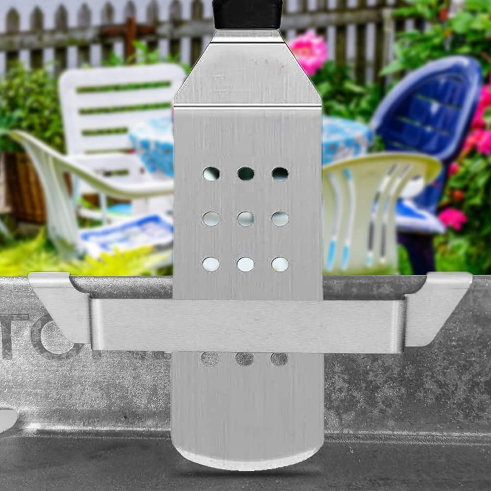 Stainless Steel Griddle Utensil Rest & Spatula Holder - BBQ Tool Rack for Flat Top Griddles & Grills - Durable Grill Accessories (1 Pack) - Perfect for Outdoor Cooking, Camping & Backyard Barbecues