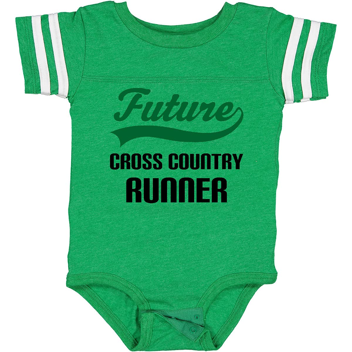 Inktastic Future Cross Country Runner Baby Bodysuit - Cute Running Outfit for Toddlers & Infants - Perfect for Sports Day, Family Races & Active Playtime