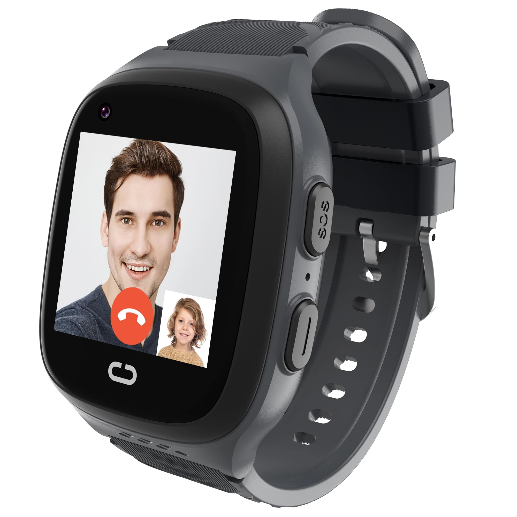 Toloso Kids GPS Tracker Watch 4G Smartwatch for Boys & Girls - Waterproof Calling Watch with SOS, Video Chat, Pedometer & Camera - Best Birthday Gift for Kids - Perfect for School, Outdoor Play & Travel Safety