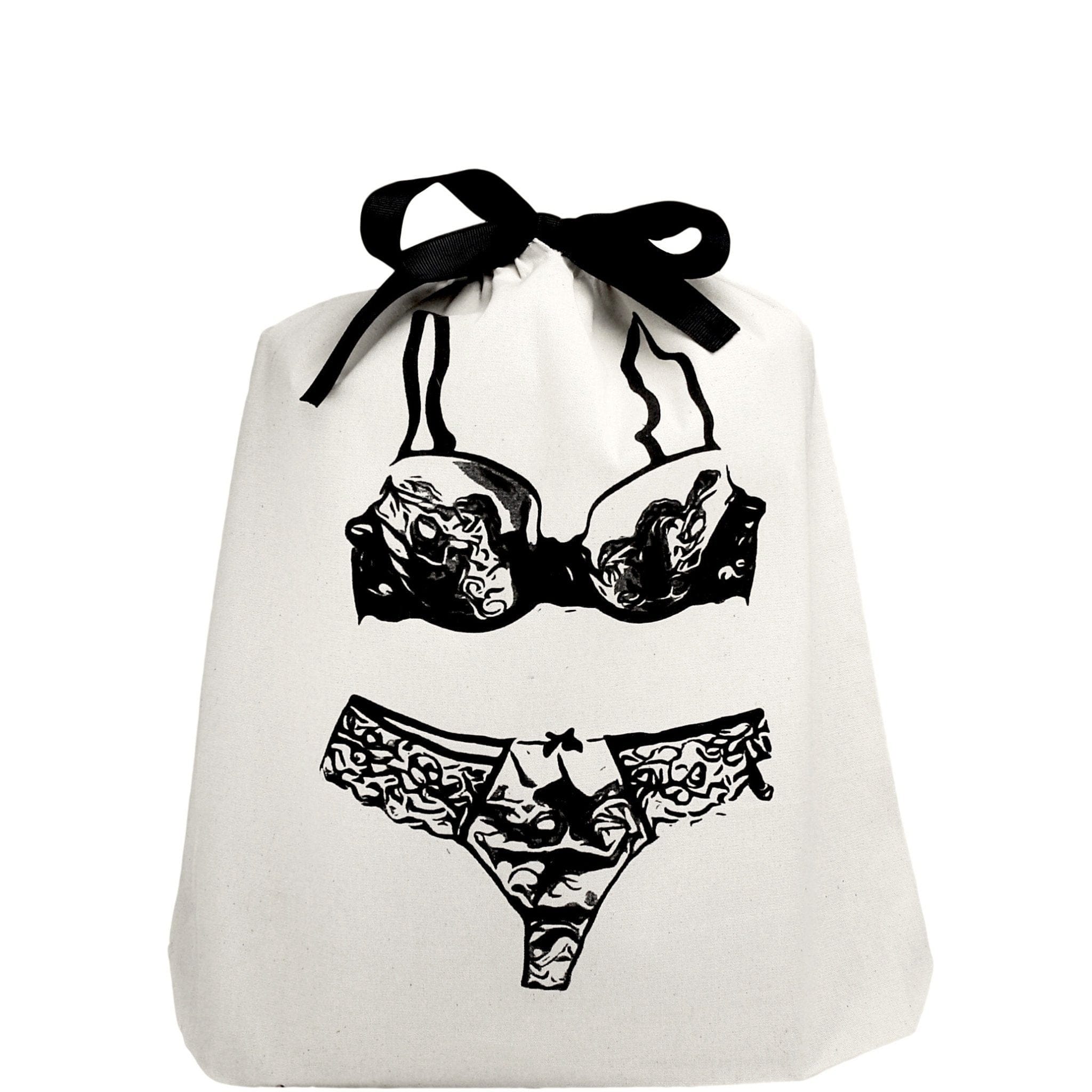 Elegant Cream Lace Lingerie Travel Bag for Women - Perfect for Vacation, Honeymoon & Weekend Getaways