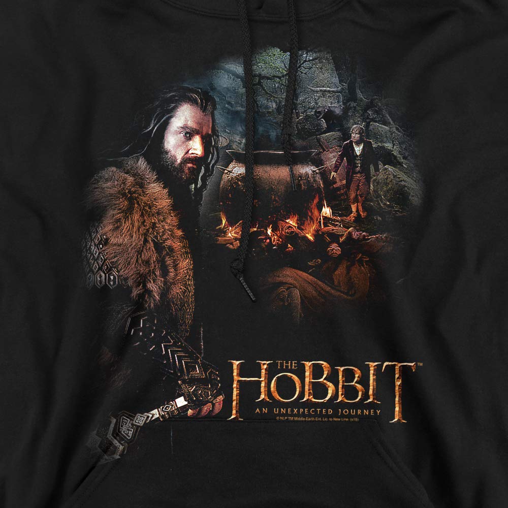 Hobbit Cauldron Hoodie for Adults - Cozy Unisex Pullover for Casual Wear
